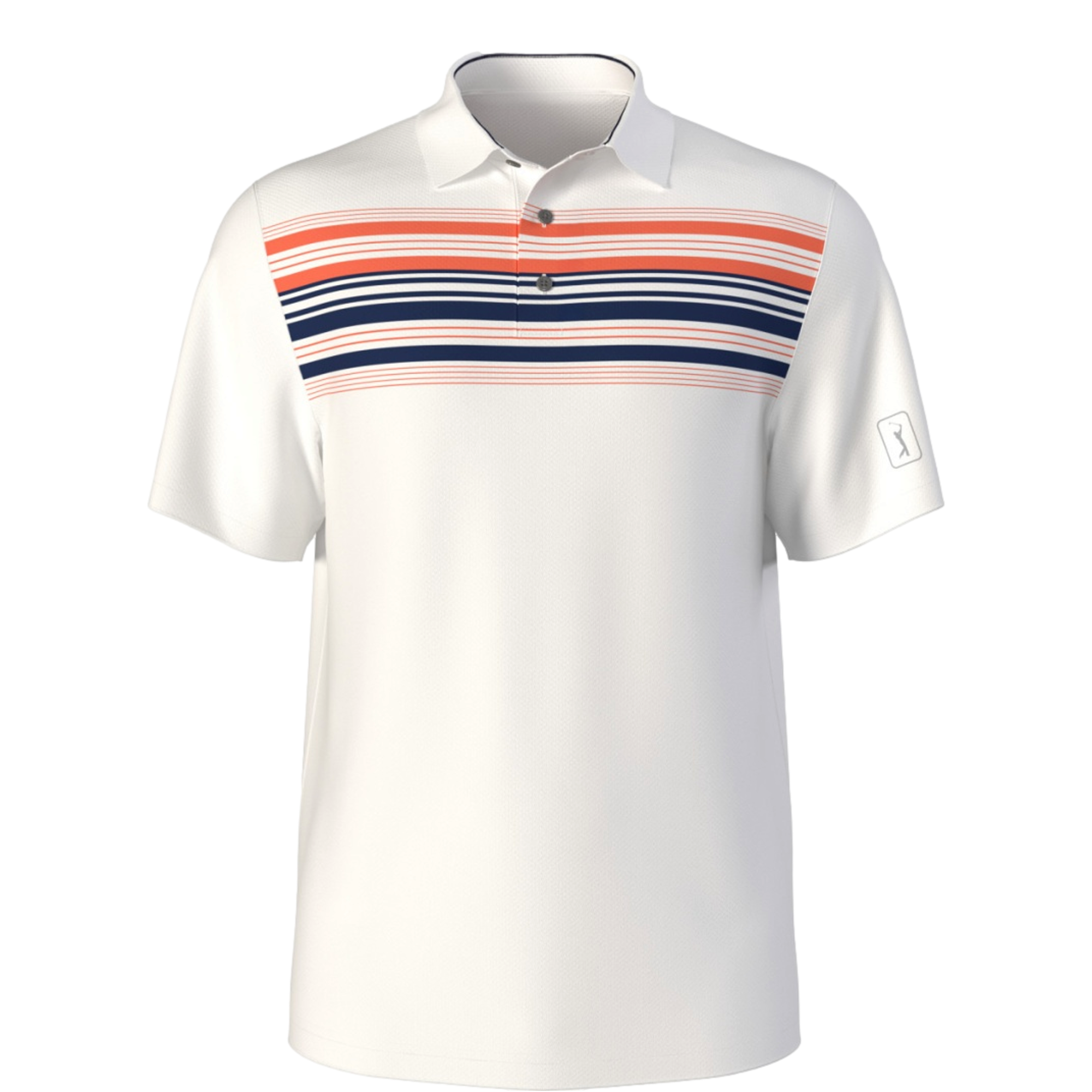 Chest Striped Boy's Short Sleeve Polo