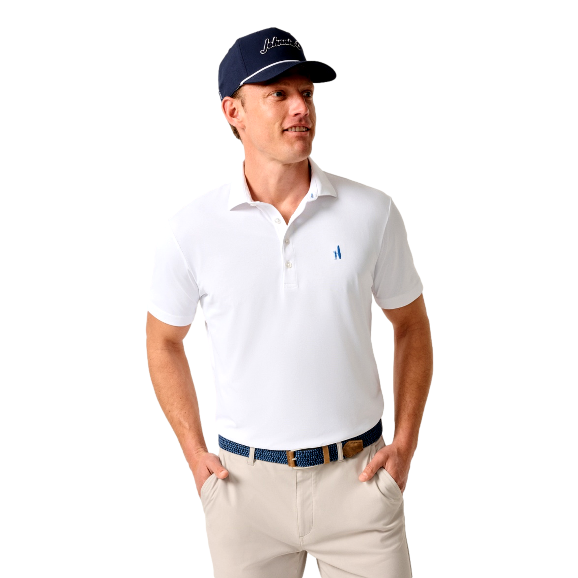 Stevie Performance Mesh Men's Golf Polo Shirt