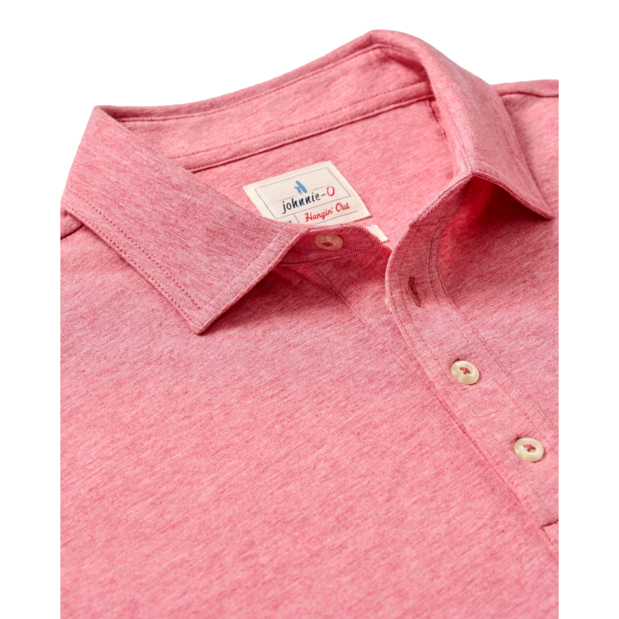 Original 2.0 4-Button Heathered Men's Short Sleeve Golf Polo Shirt
