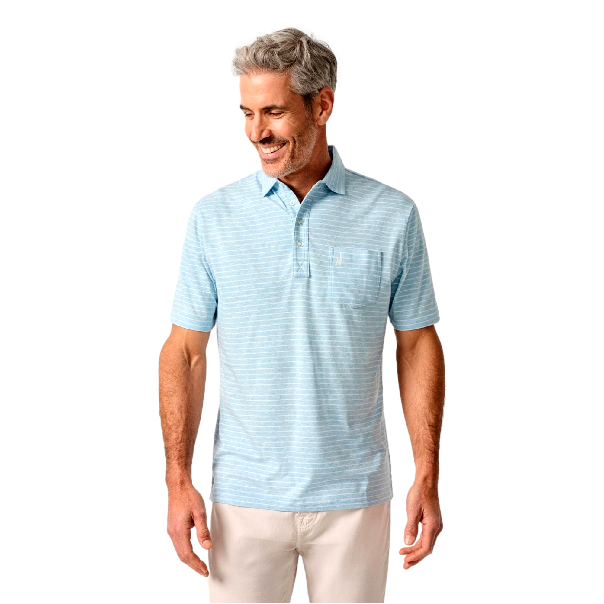 Ryan Original Four-Button Men's Short Sleeve Golf Polo Shirt