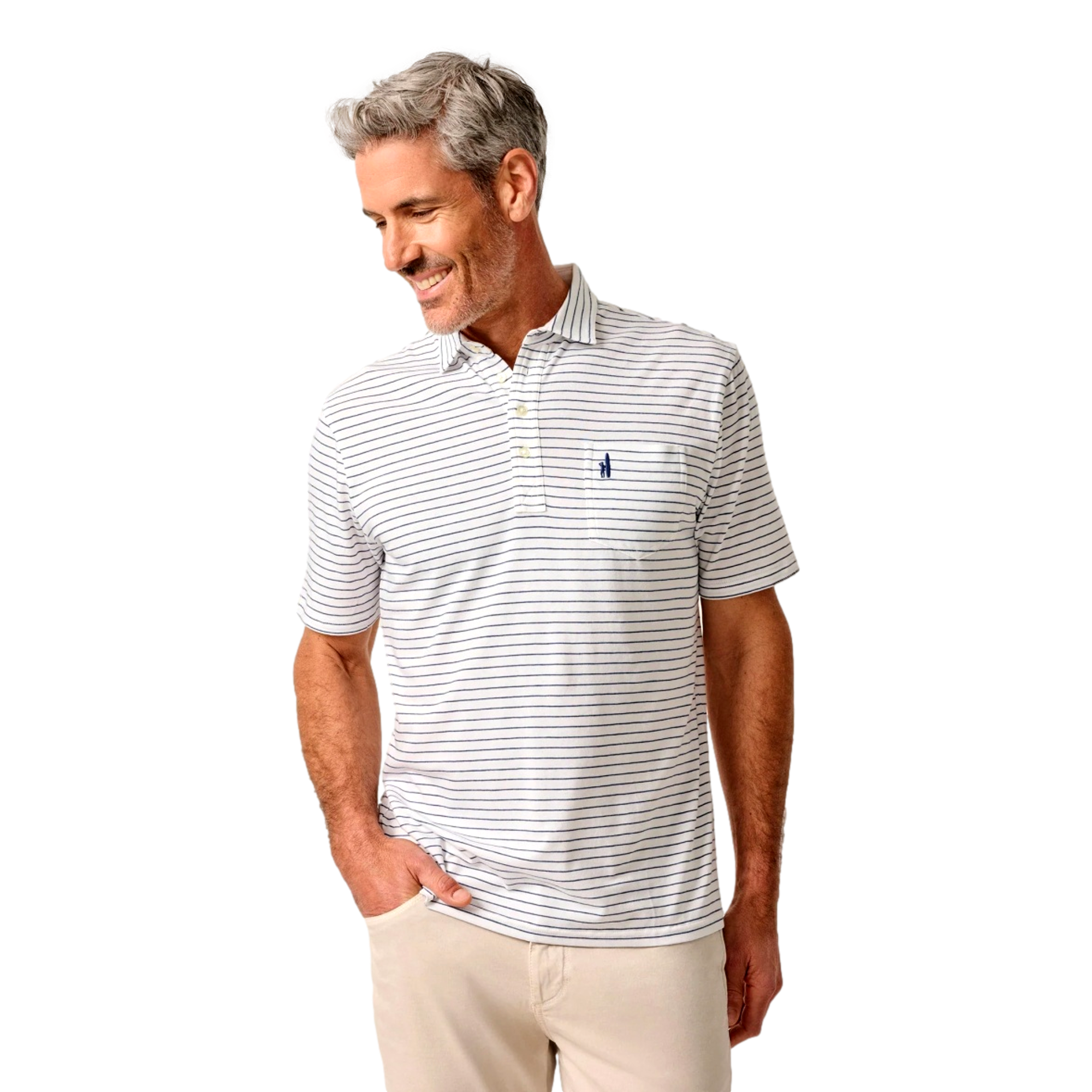 Ryan Original Four-Button Men's Short Sleeve Golf Polo Shirt