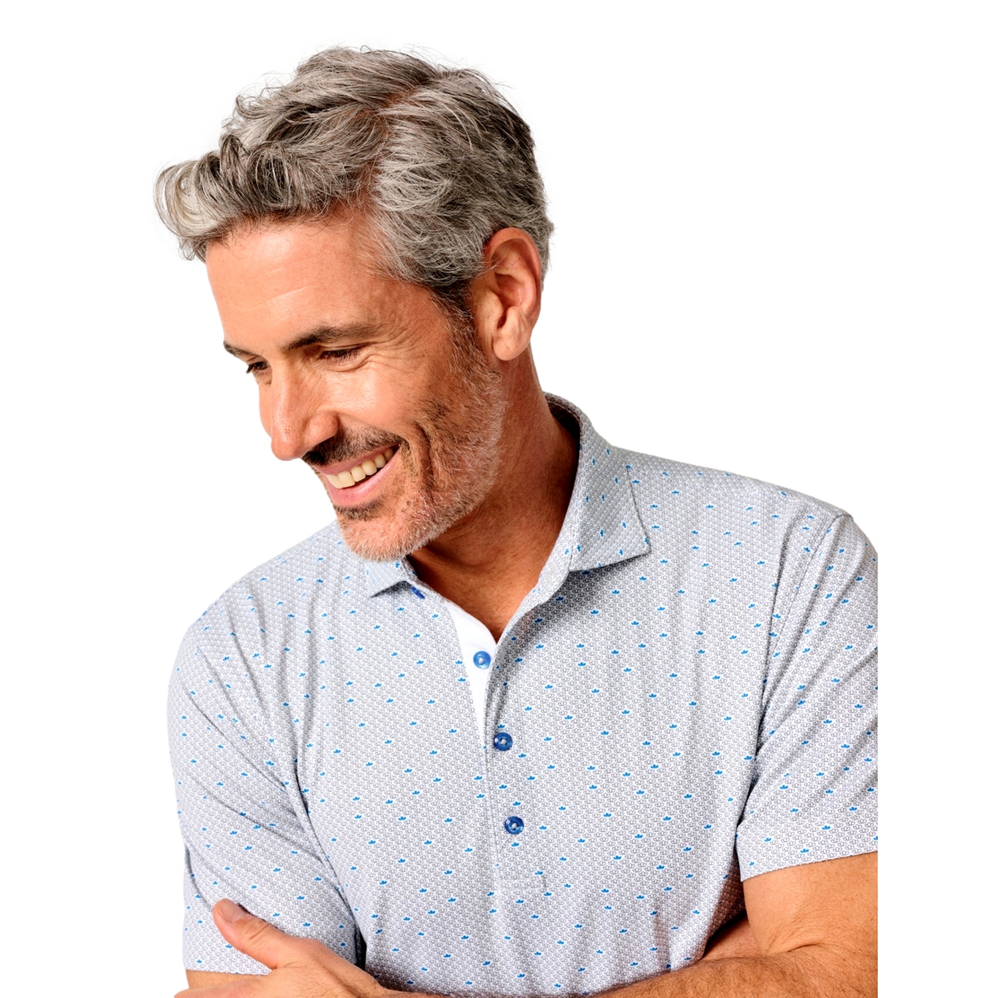 Poppy Men's Short Sleeve Golf Polo Shirt
