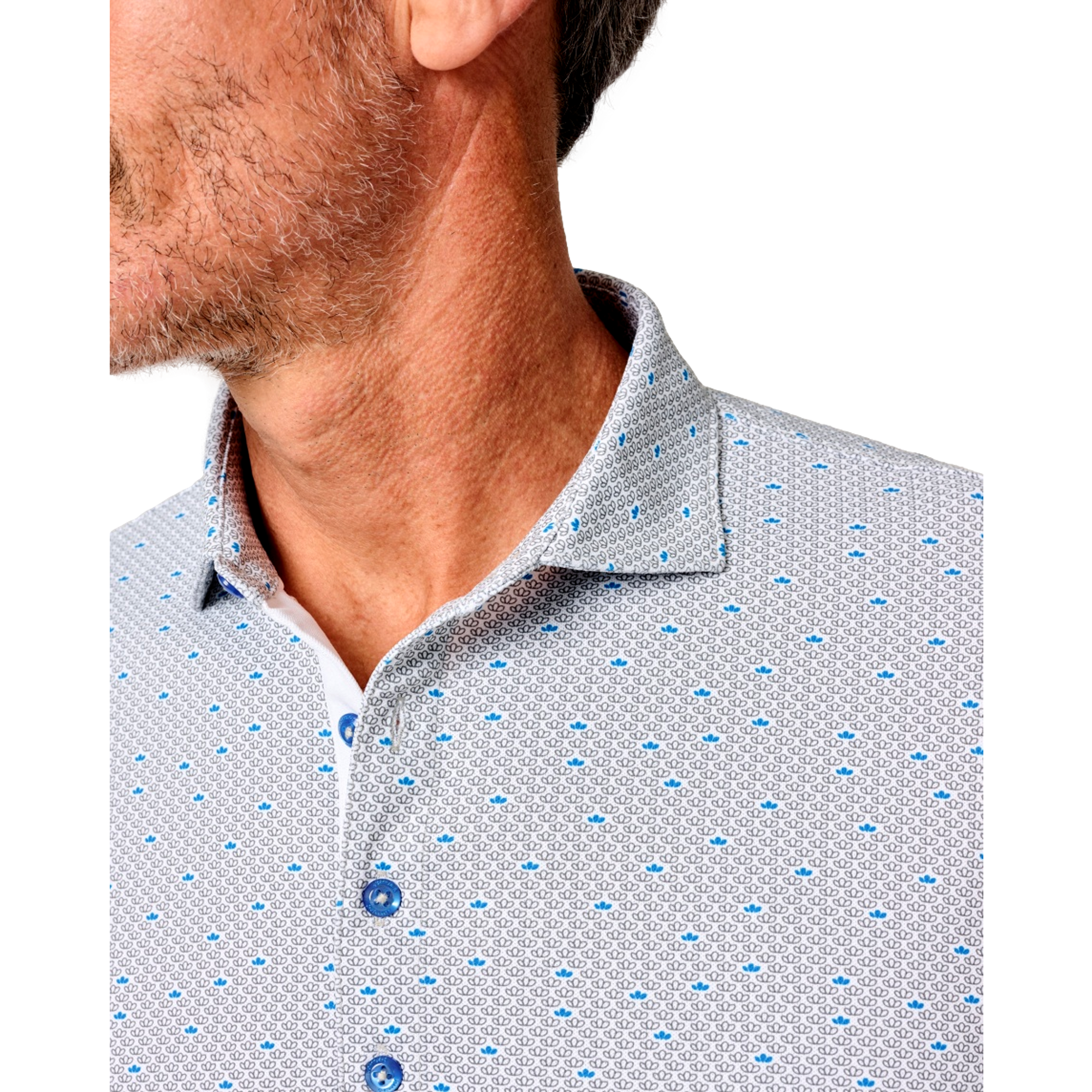 Poppy Men's Short Sleeve Golf Polo Shirt