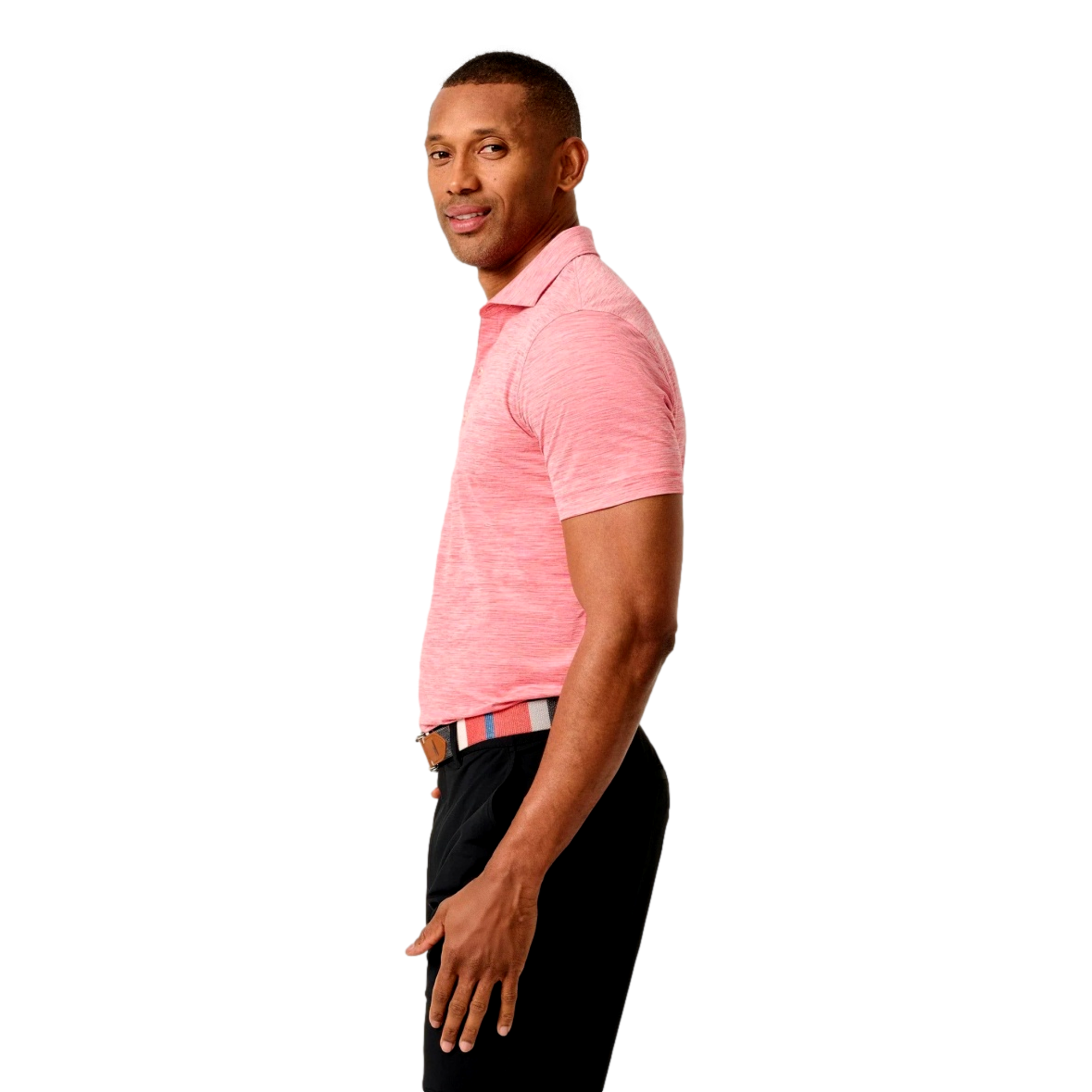 Huronn Men's Short Sleeve Golf Polo Shirt