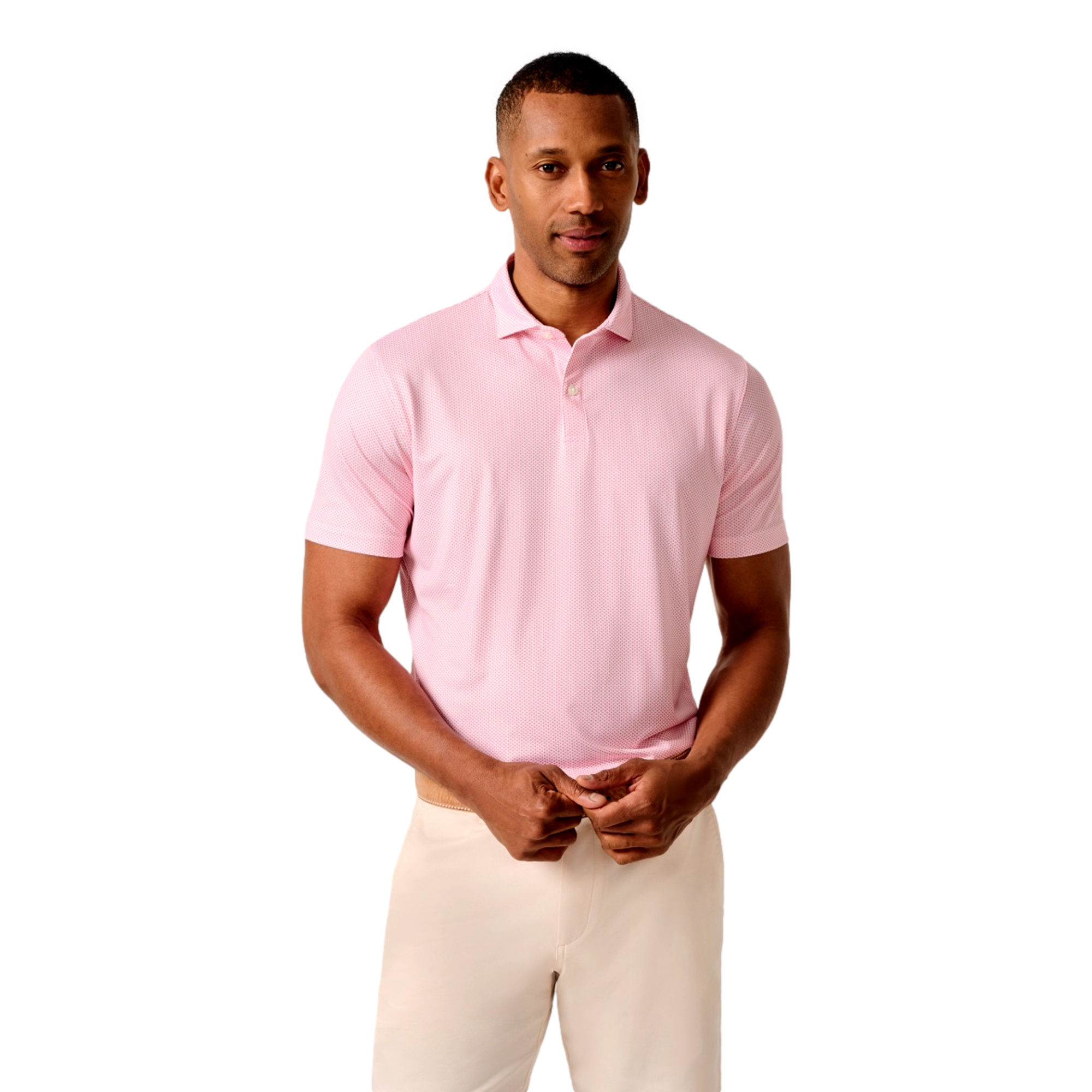 Teo Men's Short Sleeve Golf Polo Shirt