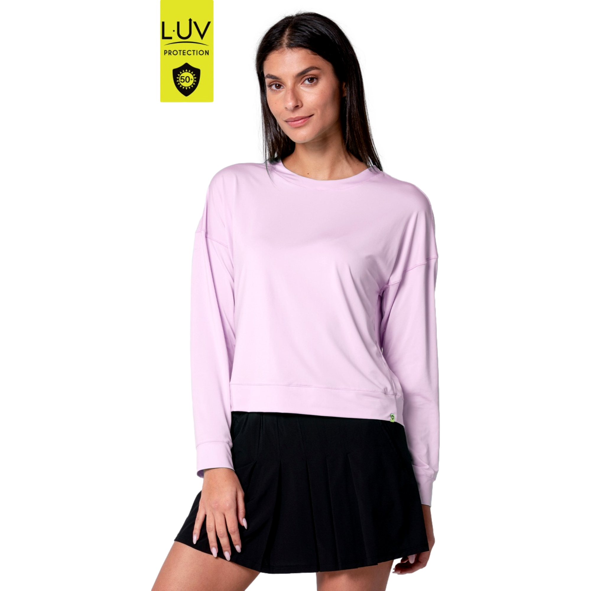 Linen Nouveau Hype Women's Long Sleeve Tennis Top