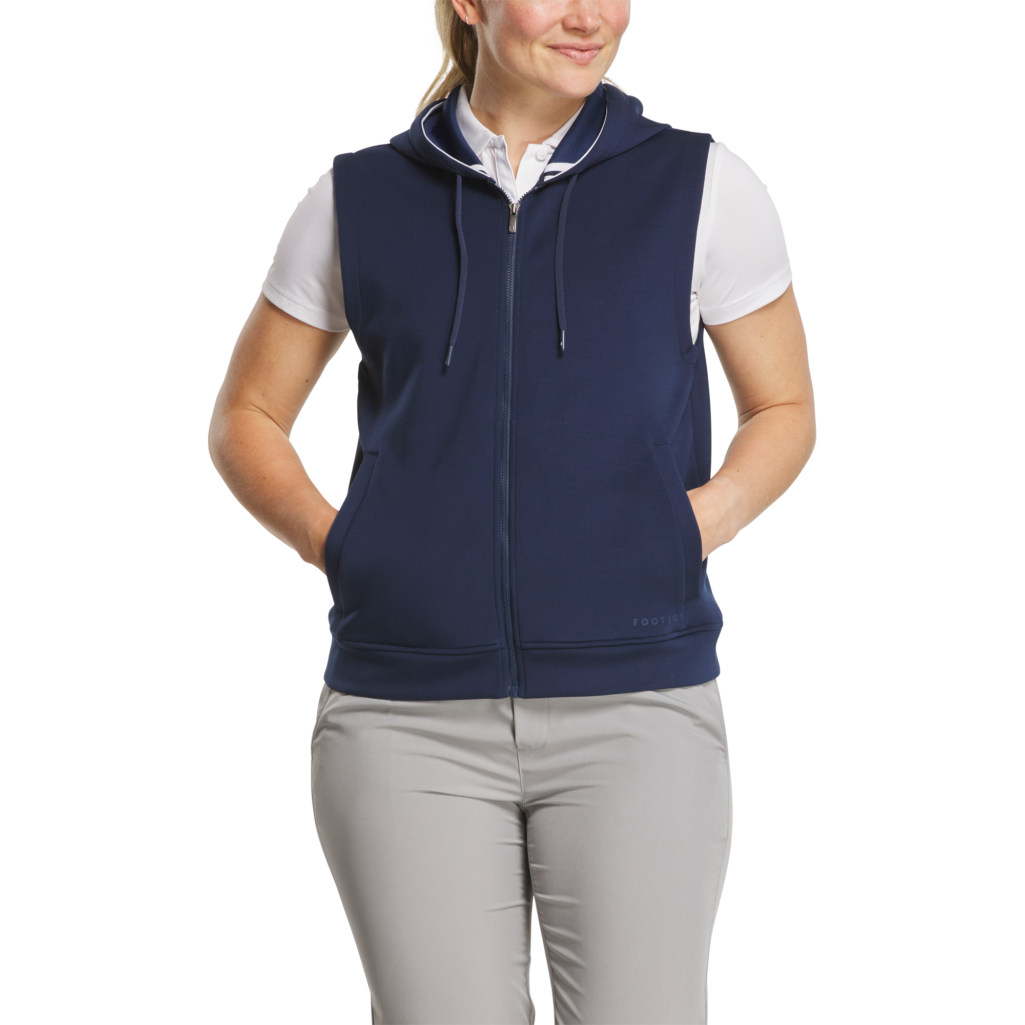 Full Zip Hoodie Women's Golf Vest