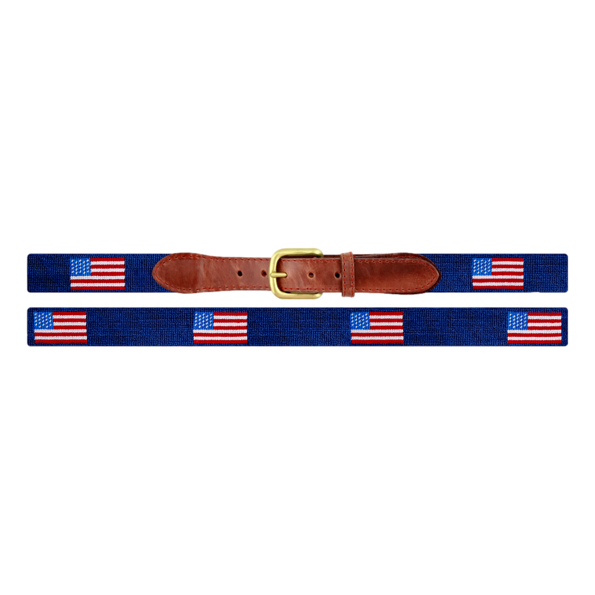 American Flag Men's Golf Belt