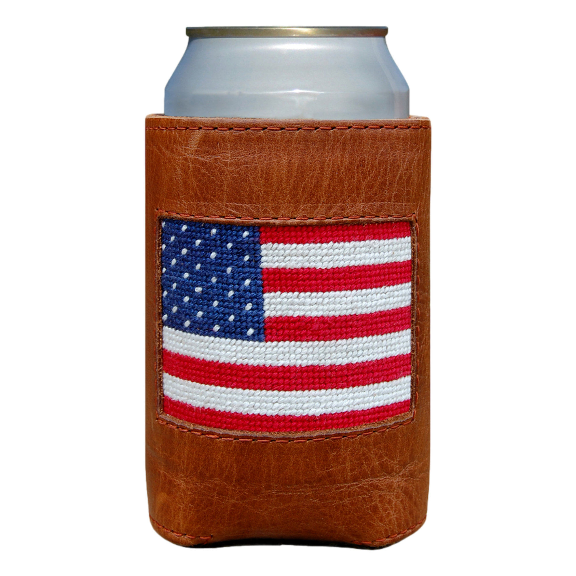 American Flag Can Cooler