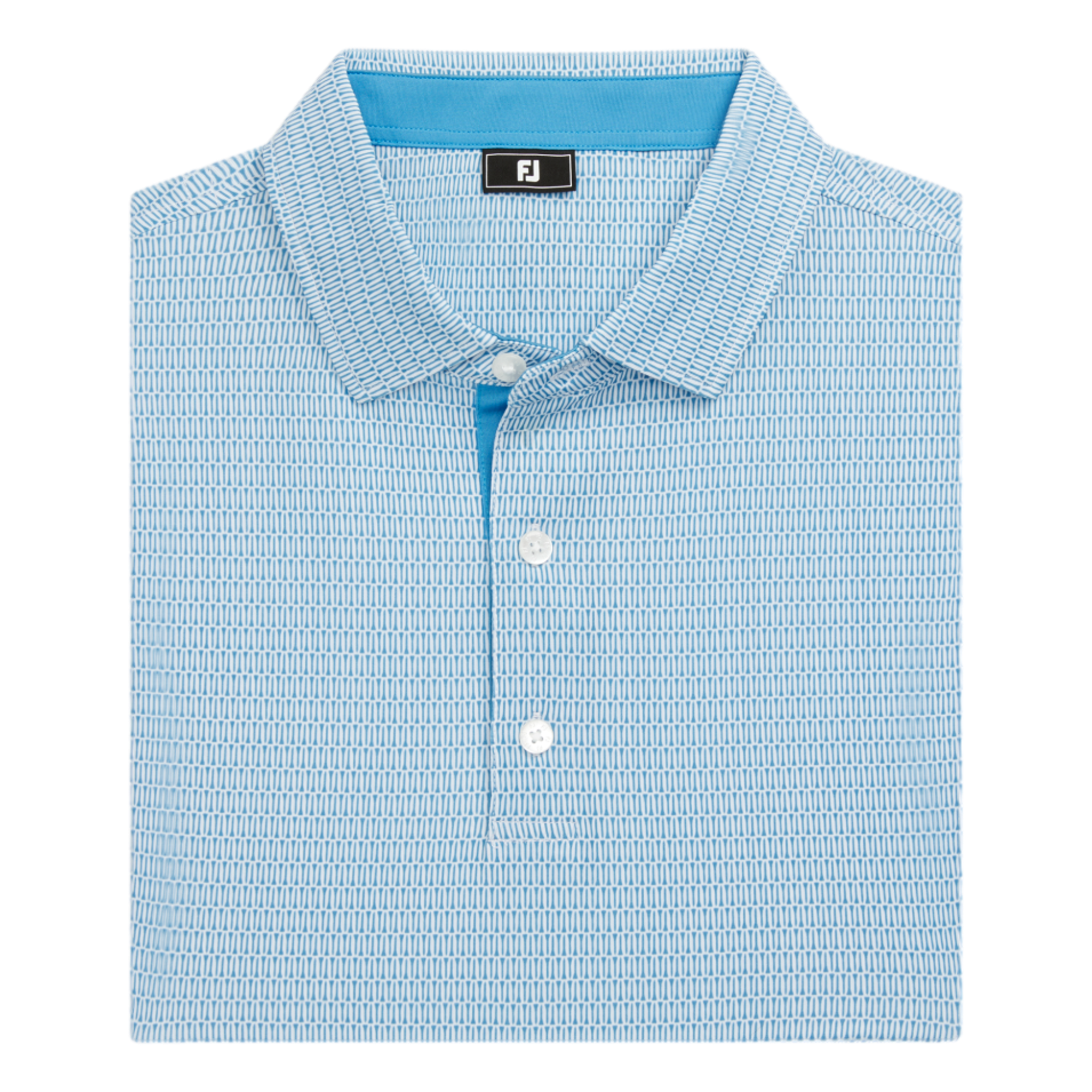 Tee Geo Print Lisle Men's Golf Polo Shirt