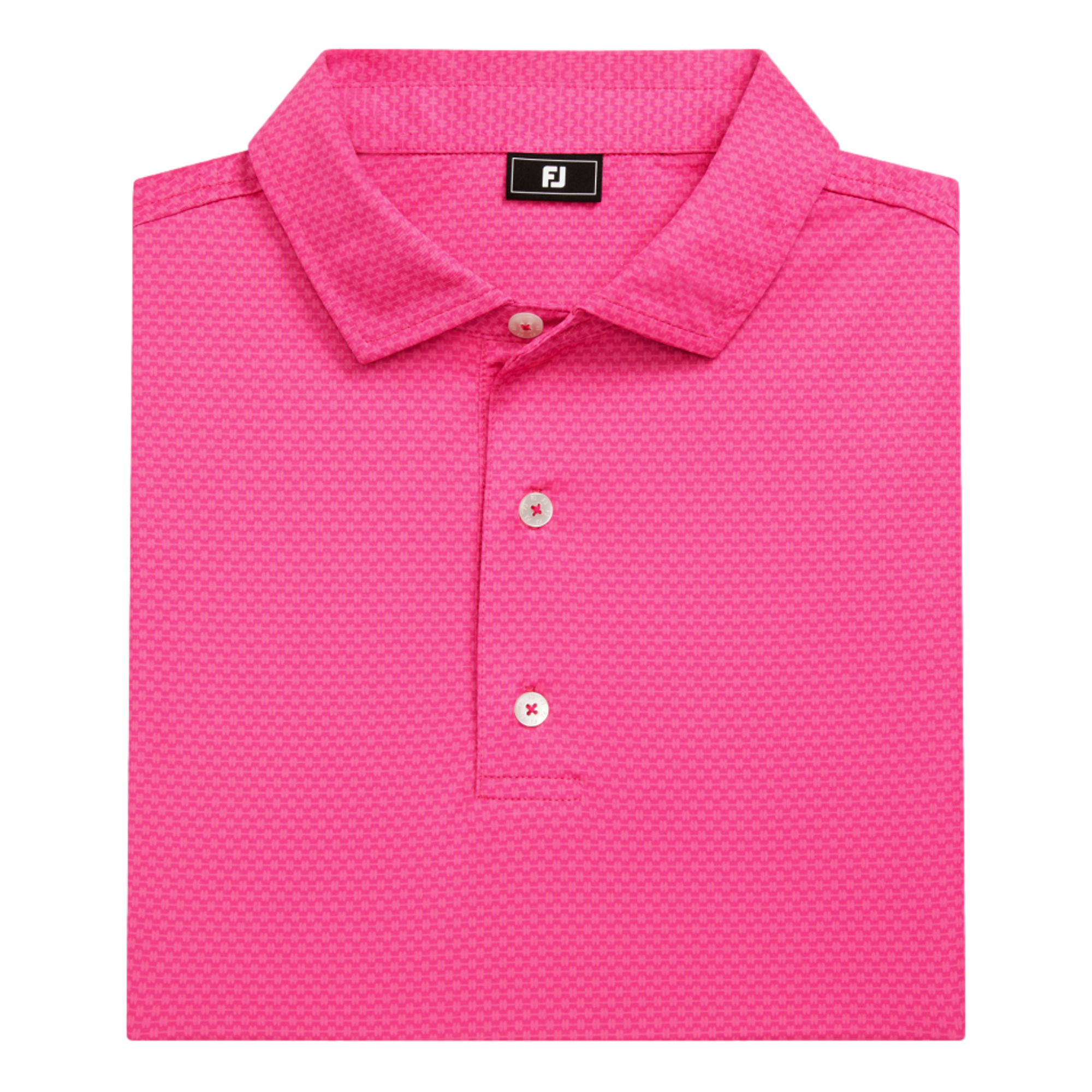 Abacus Print Lisle Men's Short Sleeve Golf Polo Shirt