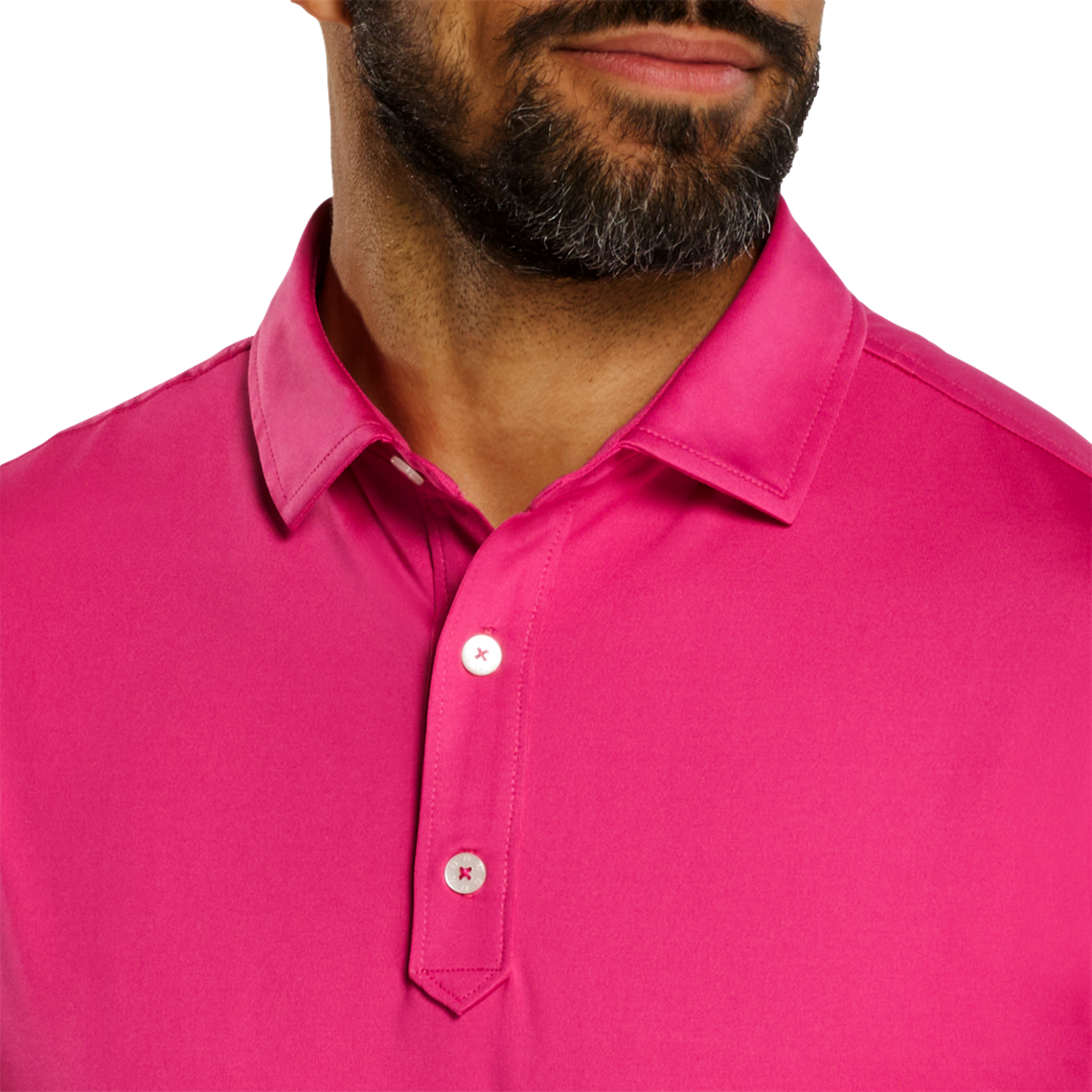 Lisle Solid Men's Short Sleeve Golf Polo Shirt