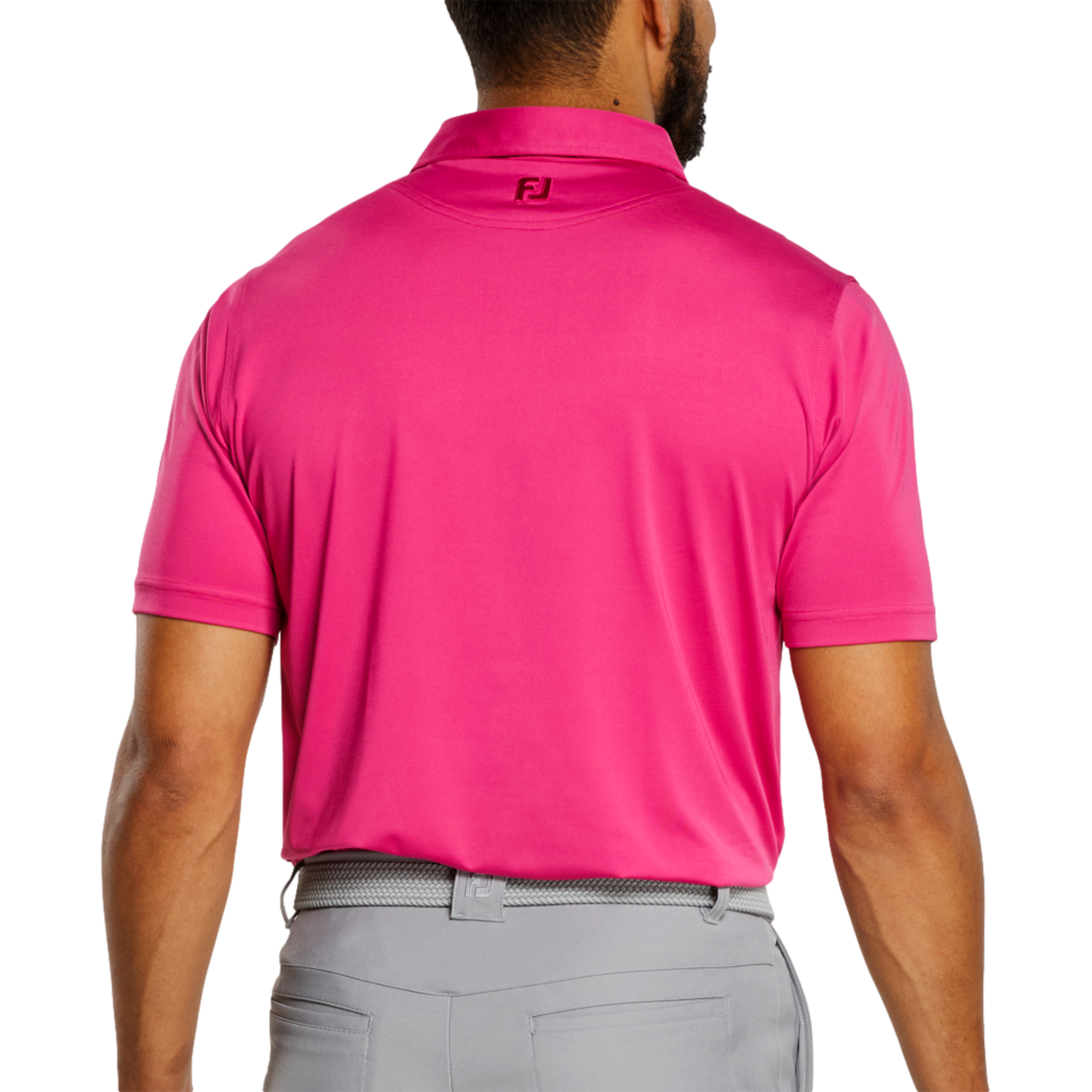 Lisle Solid Men's Short Sleeve Golf Polo Shirt