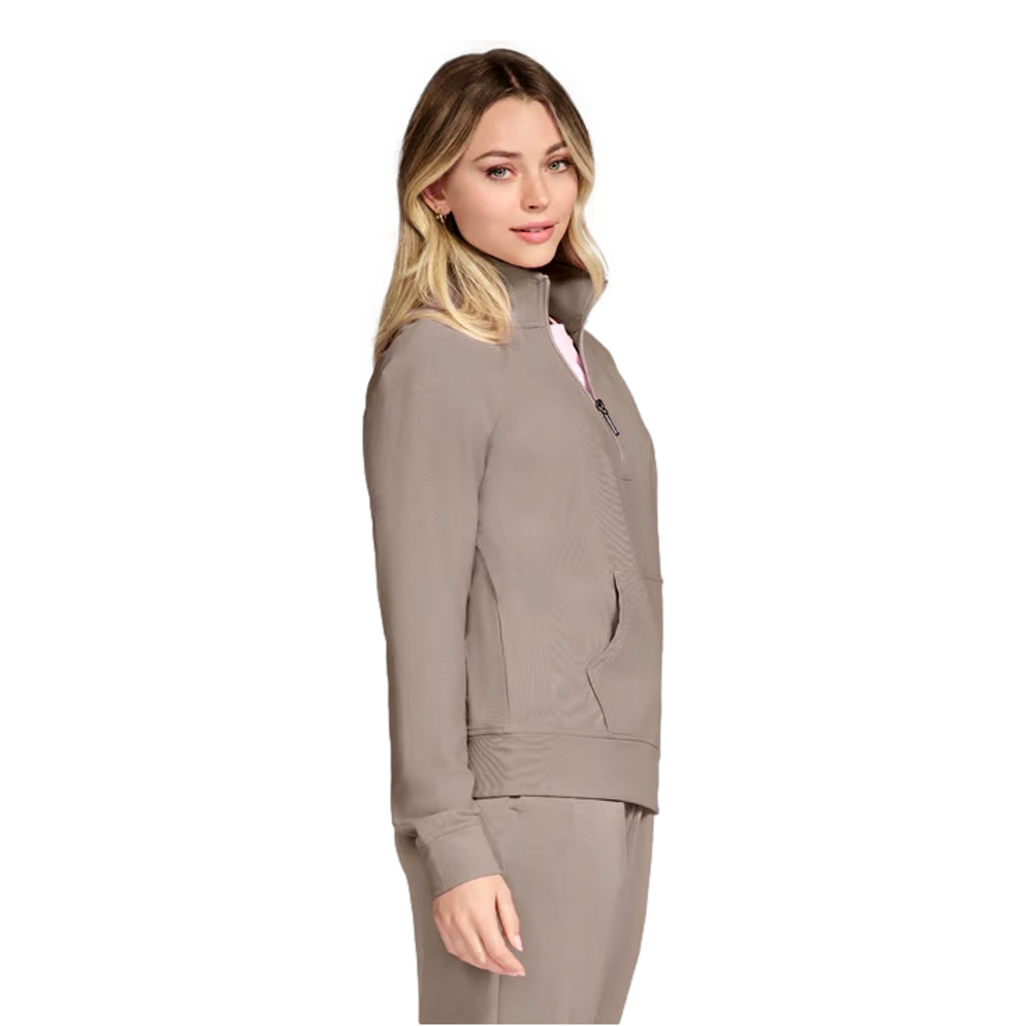 GO LUX Rib Women's Golf Quarter Zip