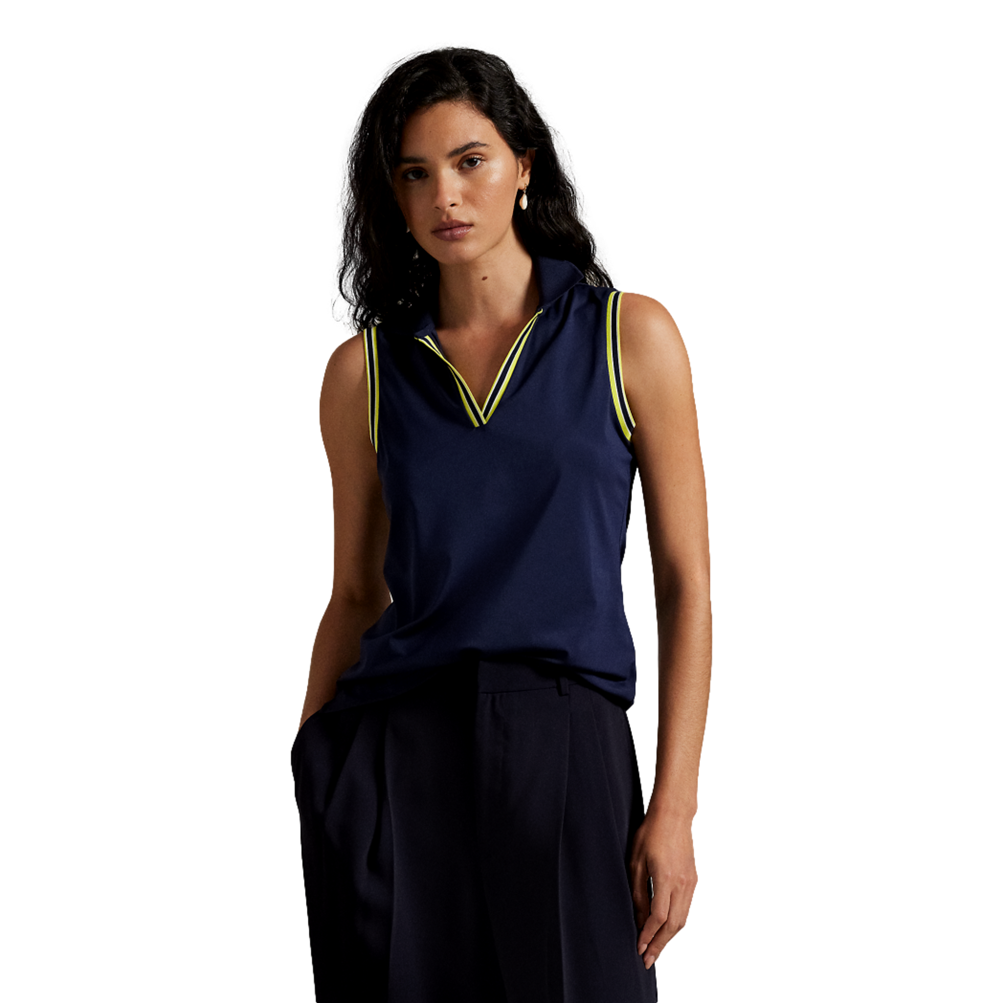 Air Flow Lightweight Women's Sleeveless Golf Polo Shirt