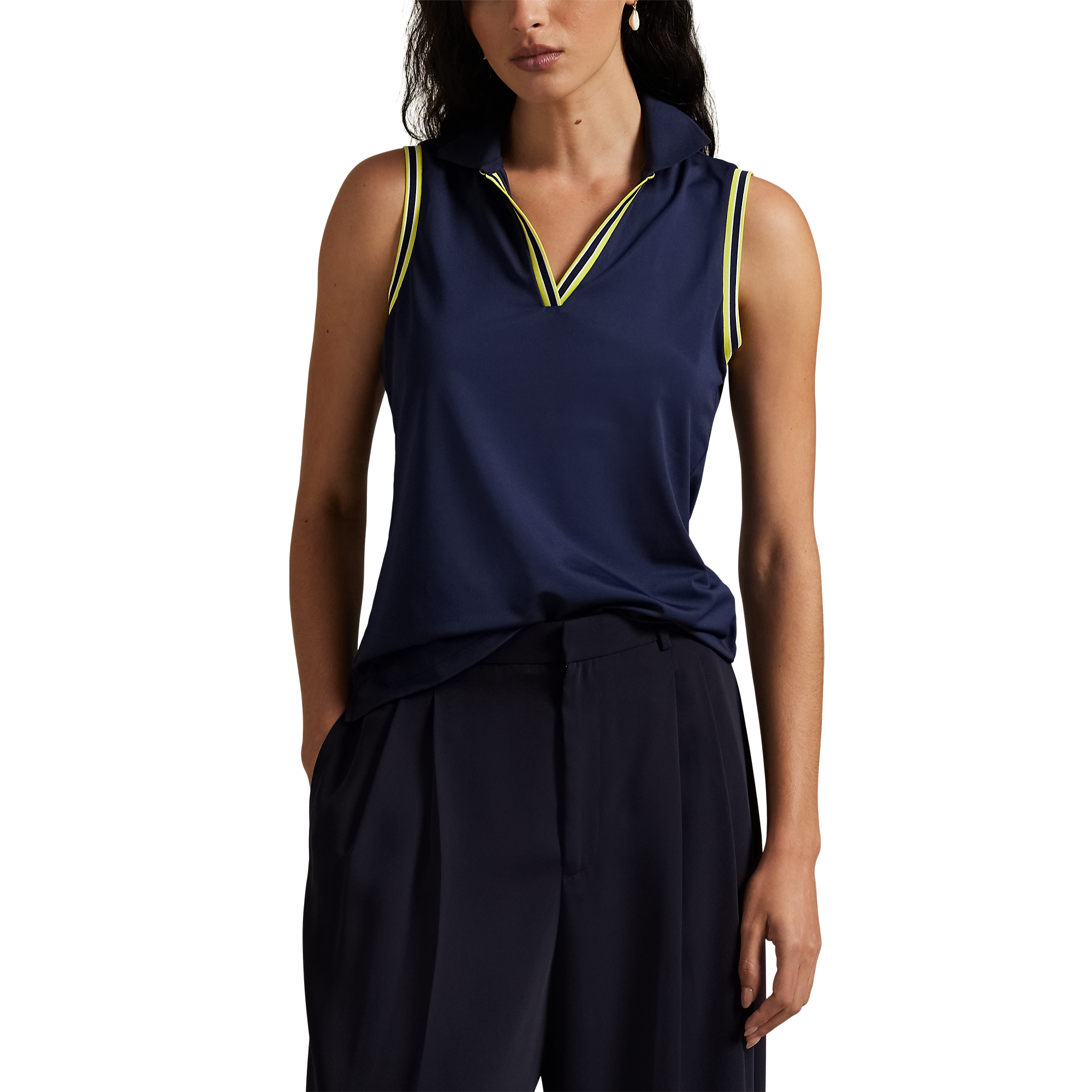 Air Flow Lightweight Women's Sleeveless Golf Polo Shirt