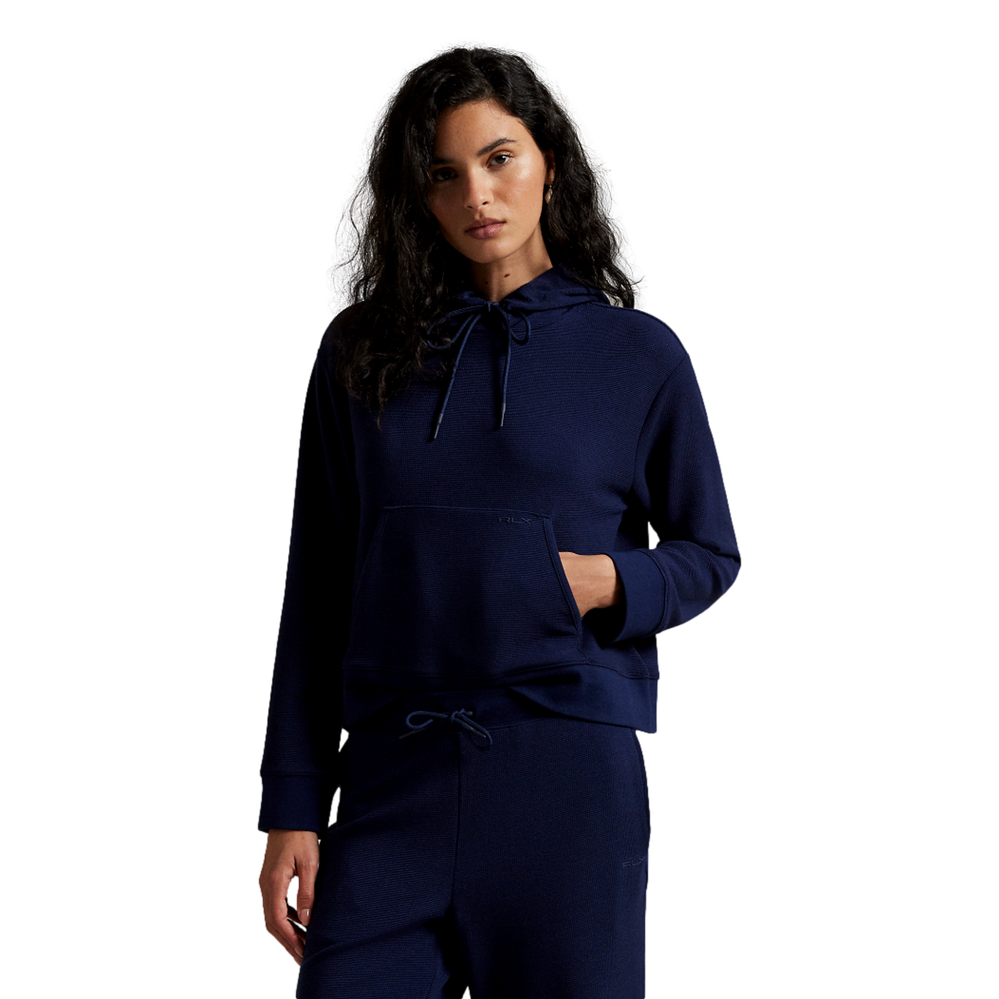 Tech Waffle Knit Women's Golf Hoodie