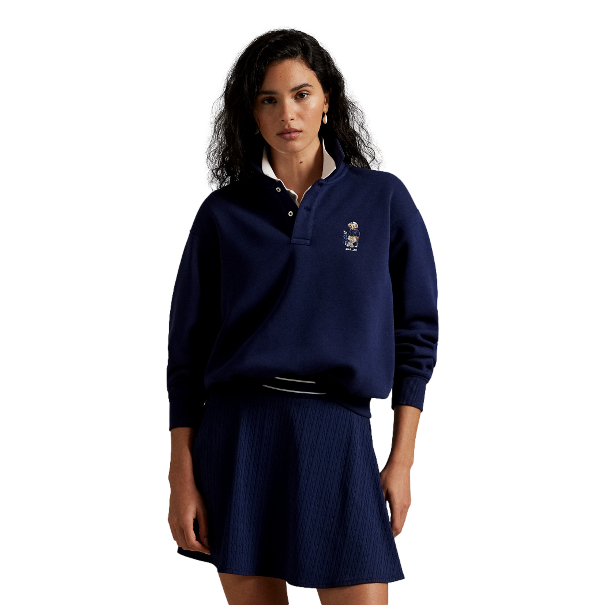 Polo Bear Fleece Cashmere Women's Golf Sweater