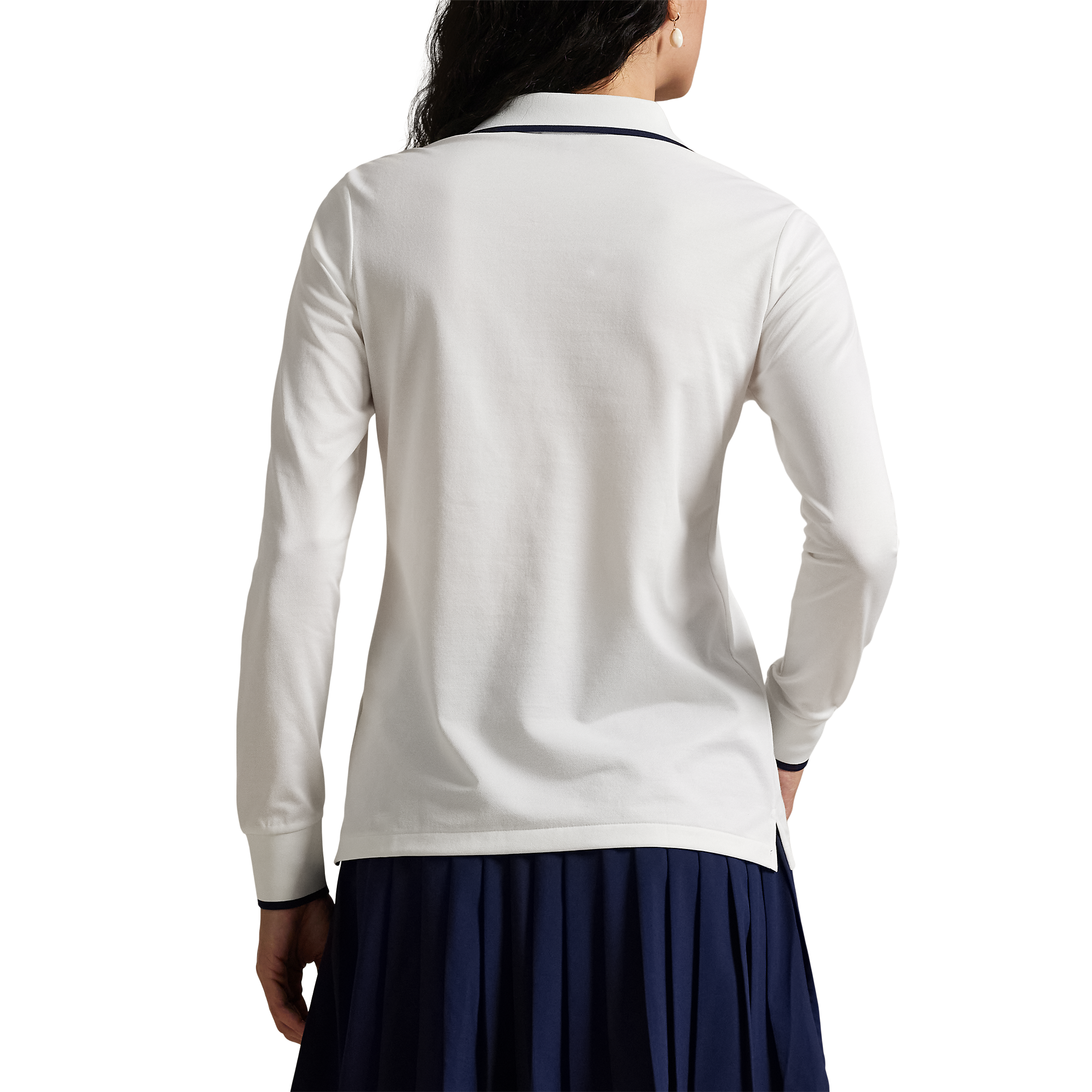 Tailored Fit Bear Women's Long Sleeve Golf Polo Shirt