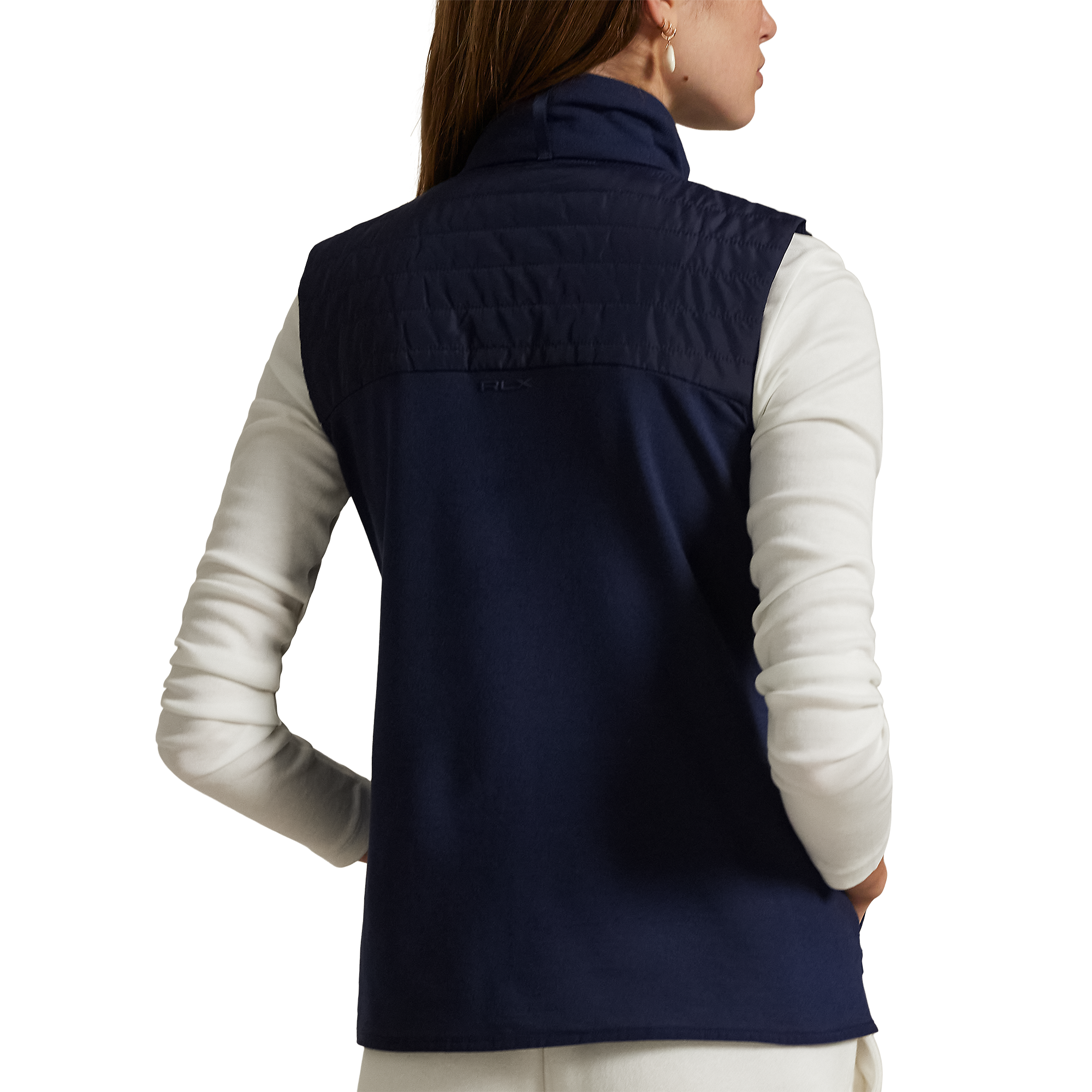 Performance Hybrid Quilted Full Zip Women's Golf Vest