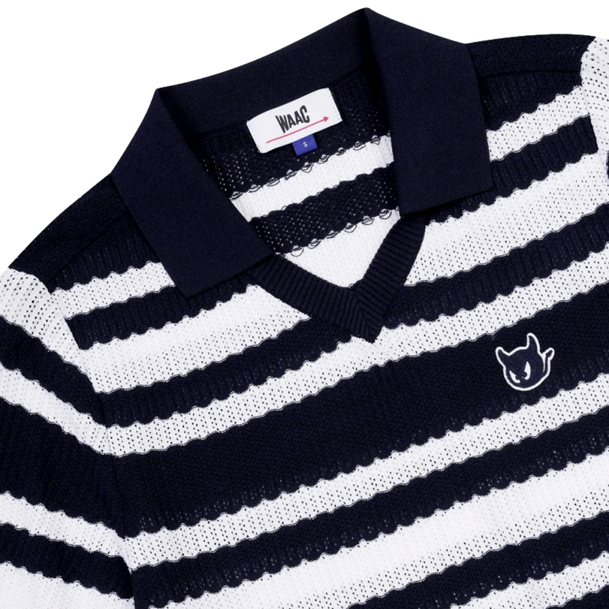 Multi Stripes Knit Women's Short Sleeve Golf Shirt