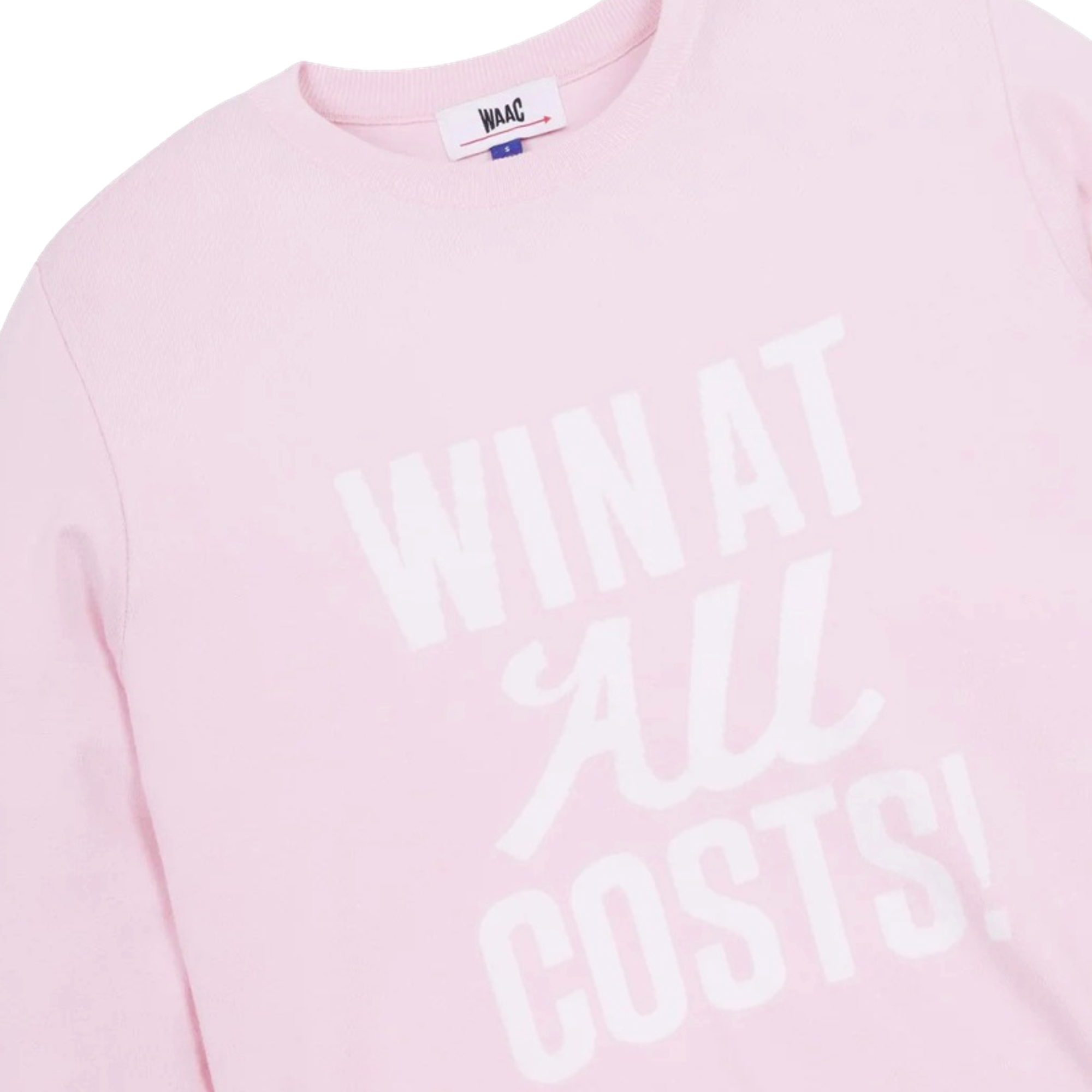 Win At All Costs Women's Slogan Golf Sweater