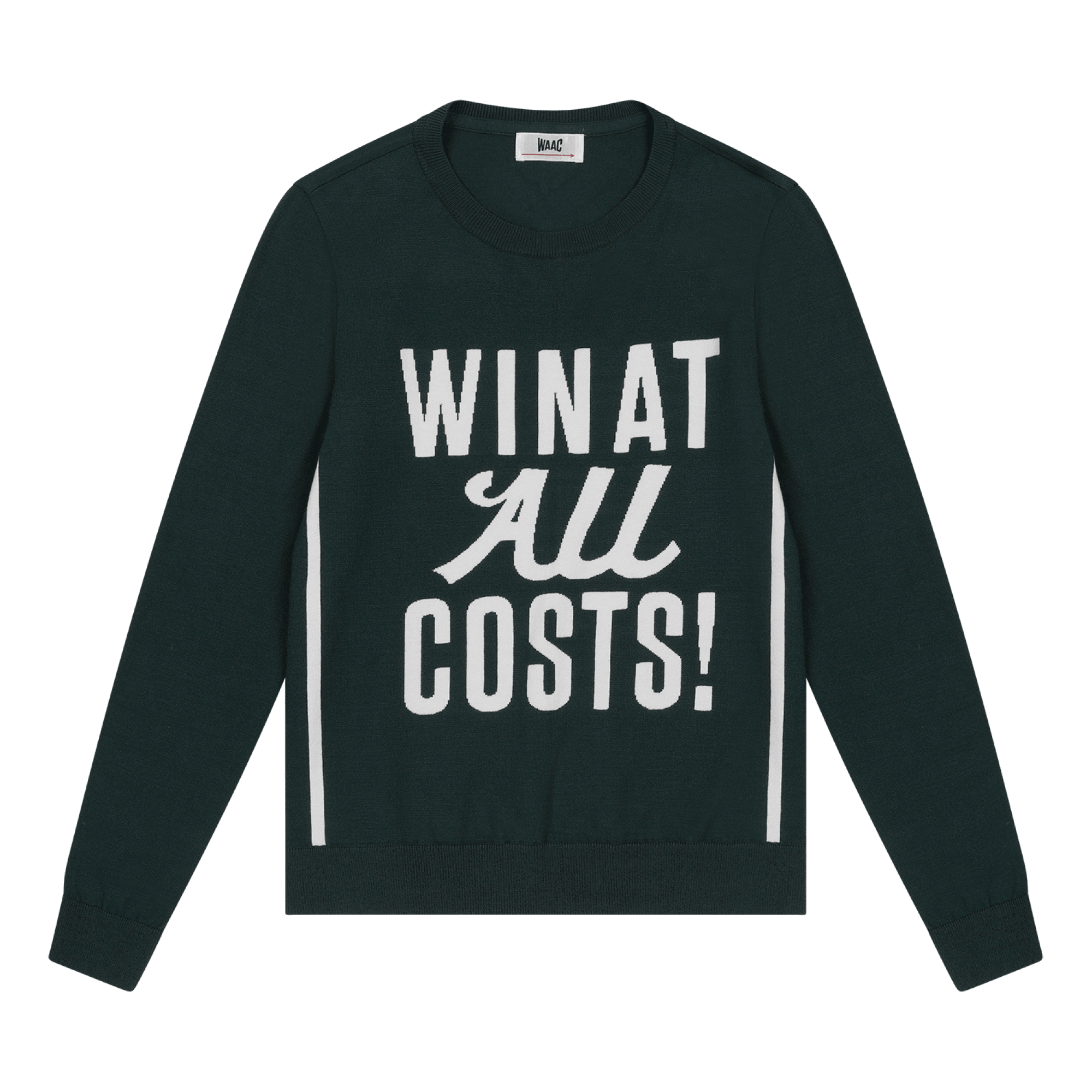 Women's Win At All Costs Long Sleeve Slogan Sweater