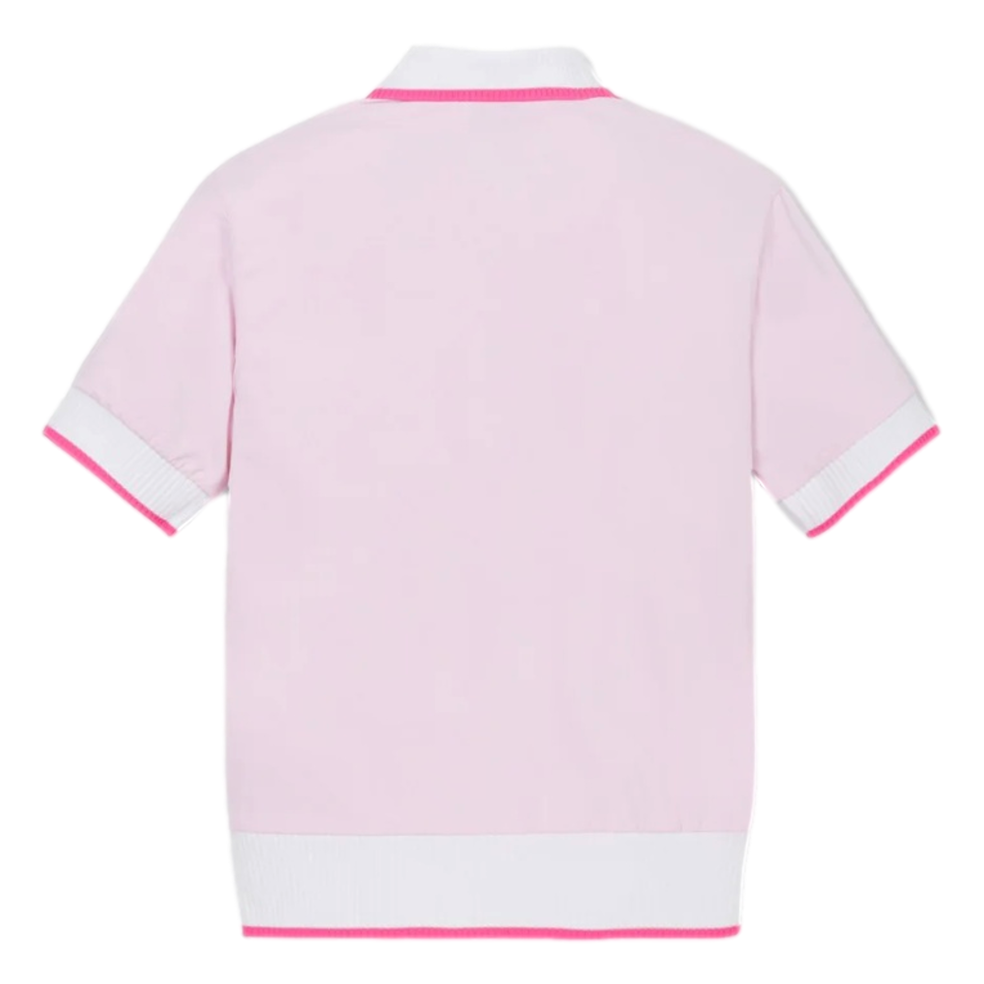 Women's Rib Collar Short Sleeve Polo