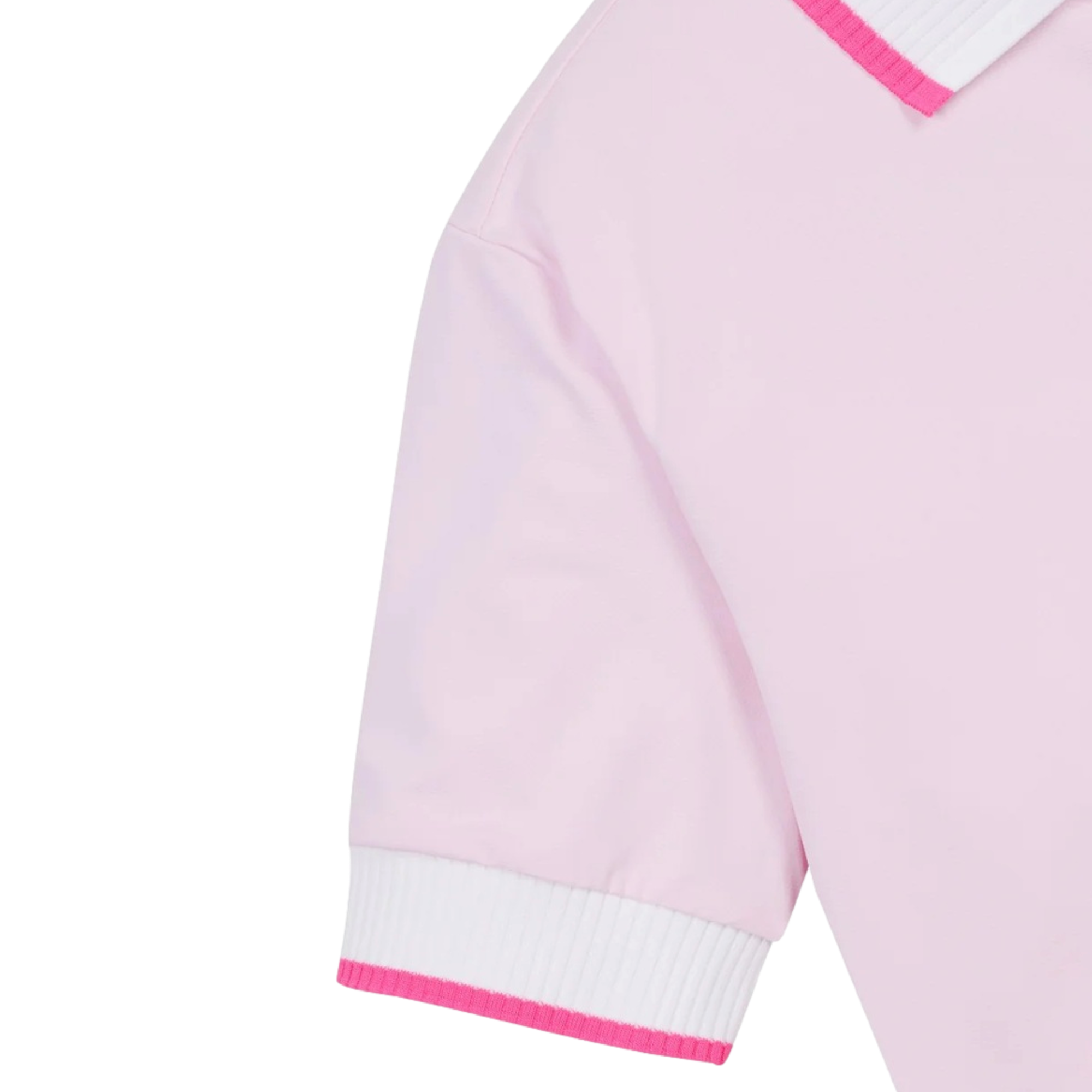 Women's Rib Collar Short Sleeve Polo