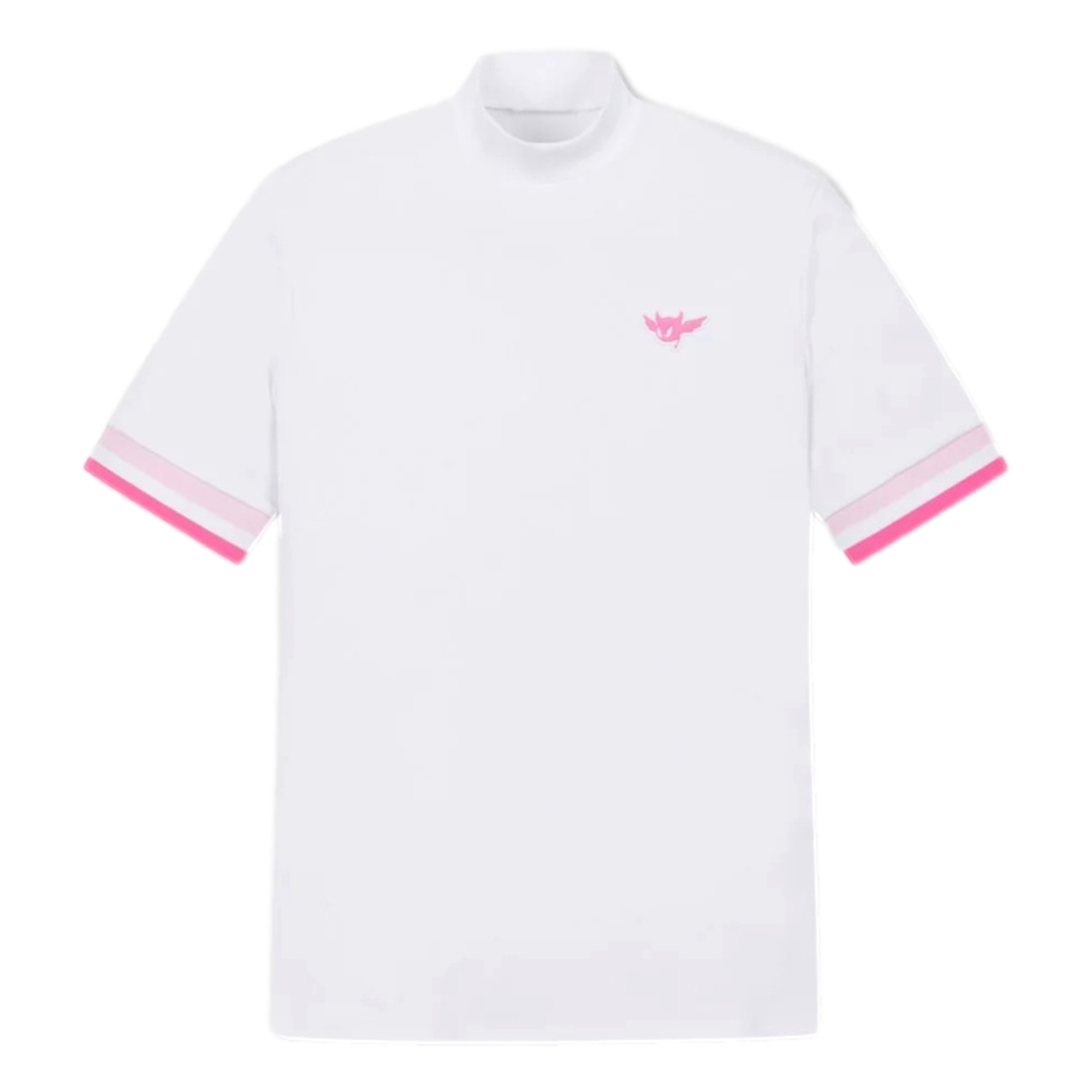 Women's Stretch Mock Neck Short Sleeve Top
