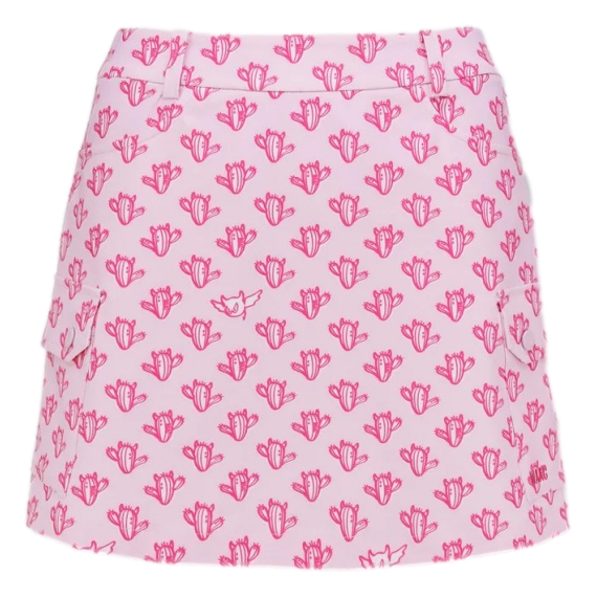Cacti Print Cargo Women's Golf Skirt