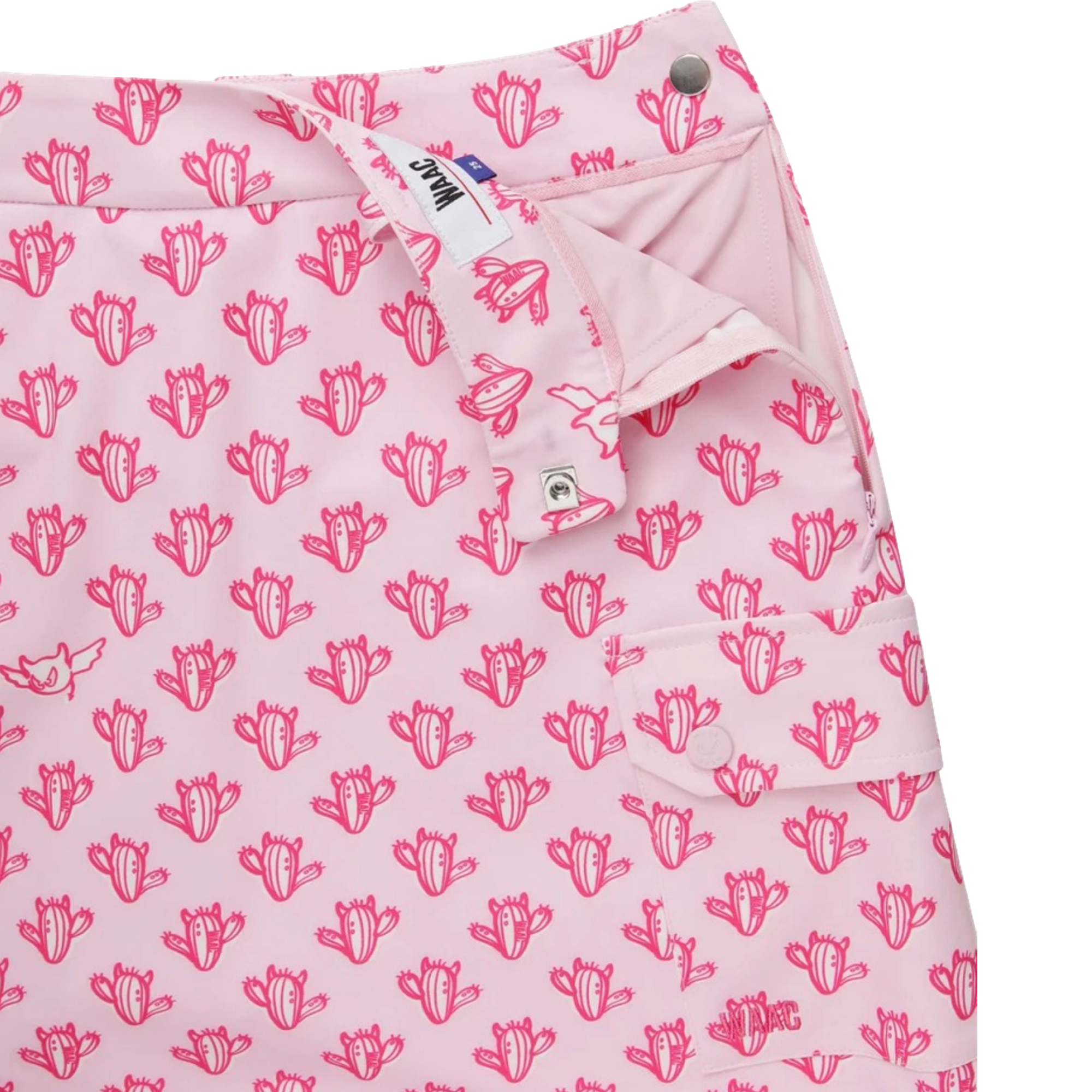 Cacti Print Cargo Women's Golf Skirt