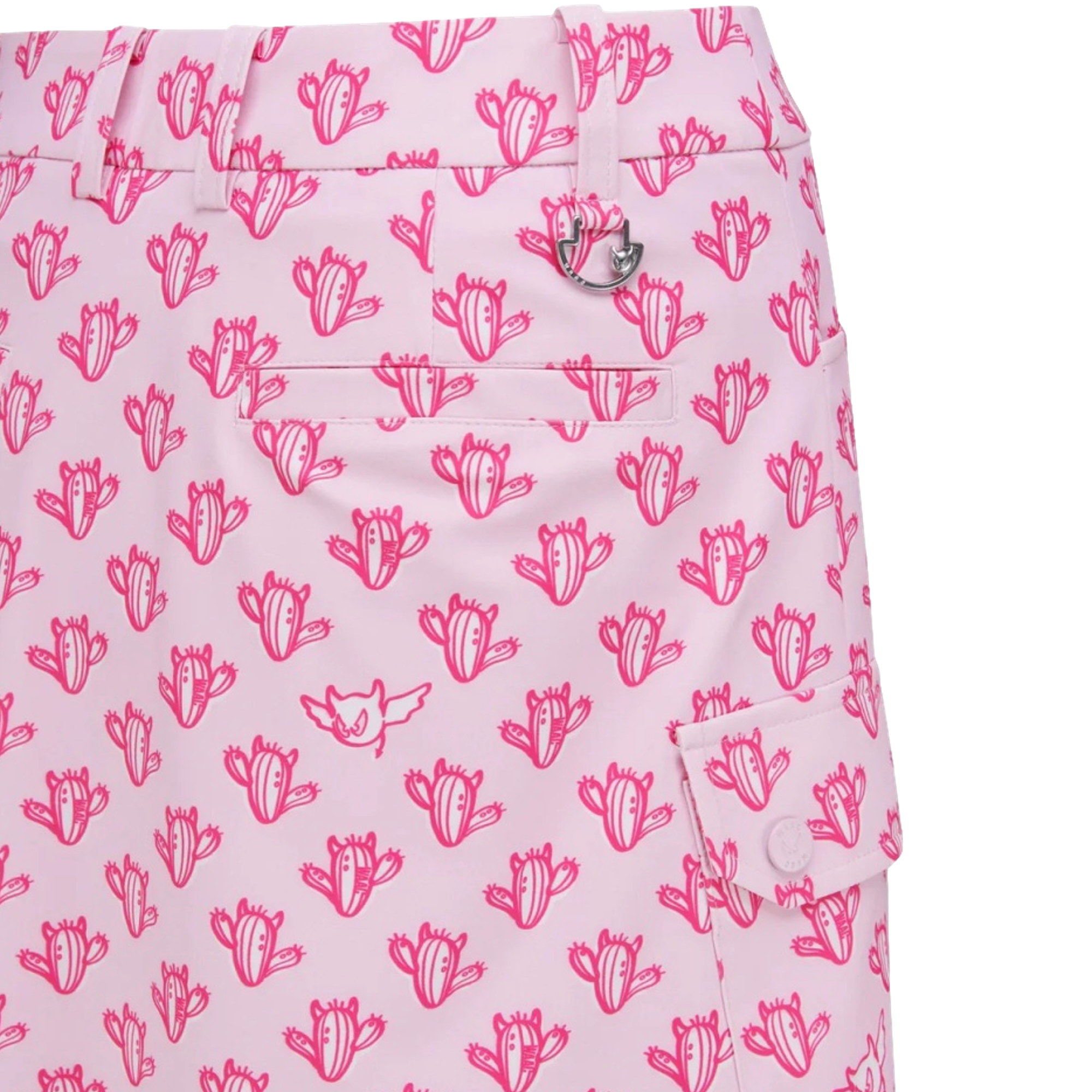 Cacti Print Cargo Women's Golf Skirt