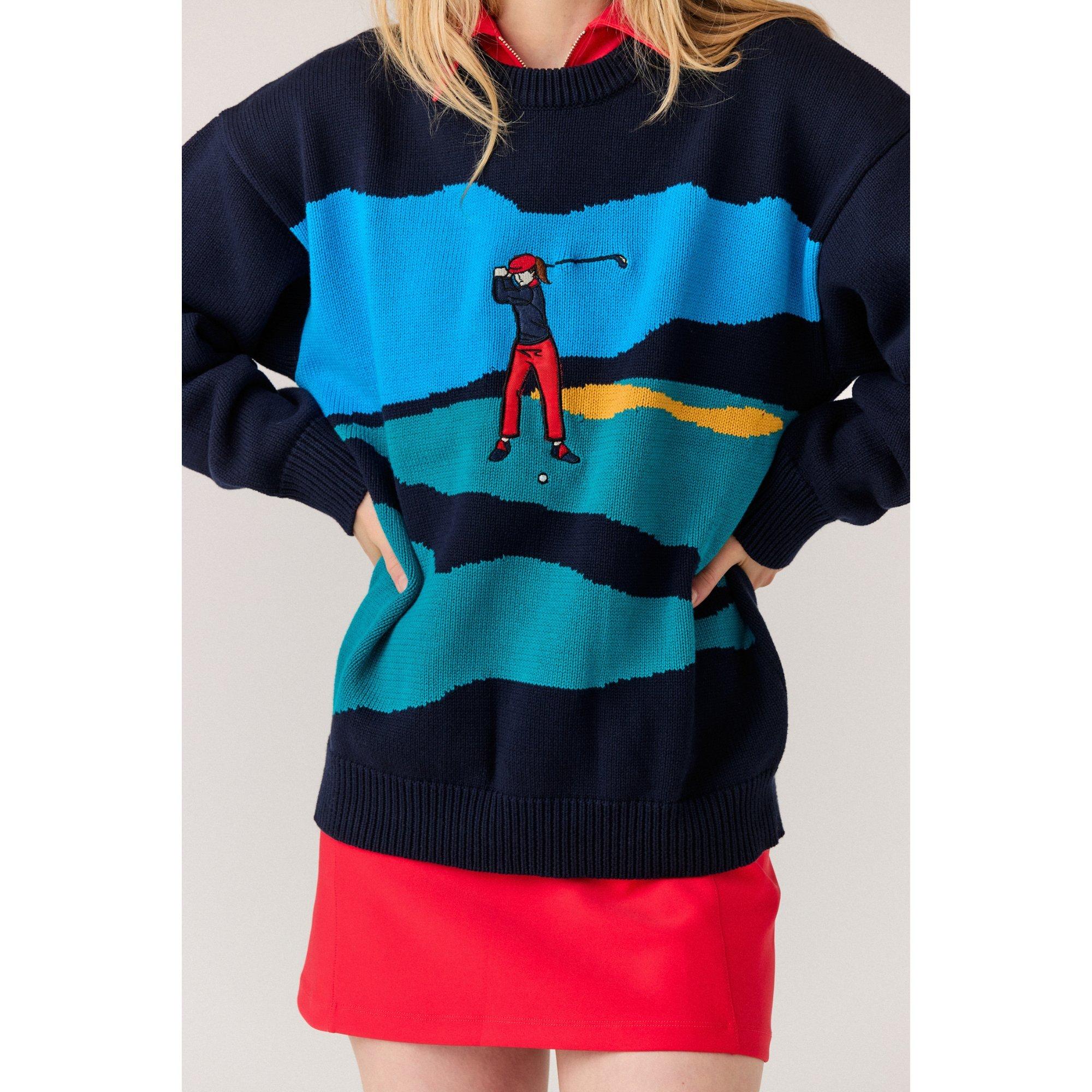 Golf Scene Sweater