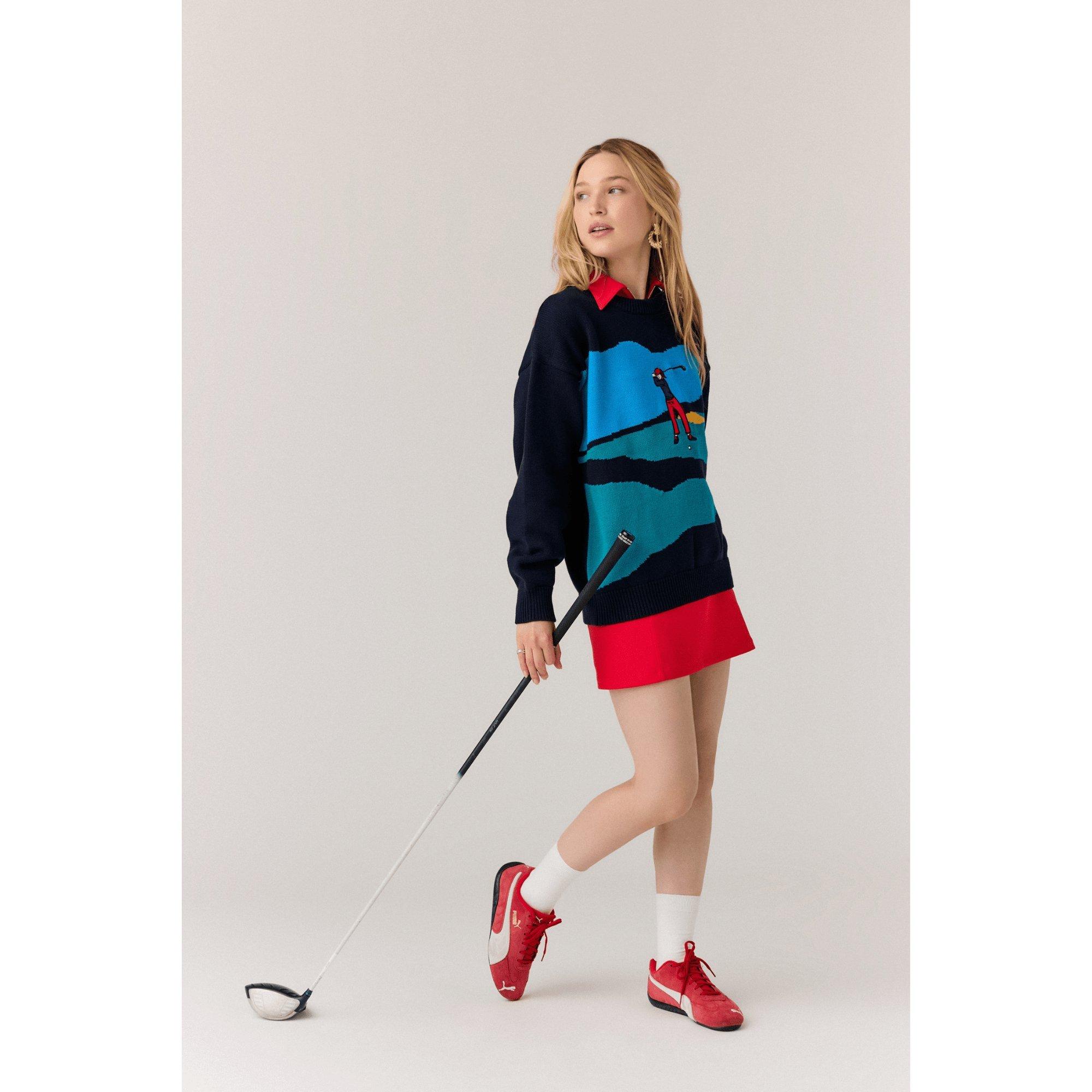 Golf Scene Sweater