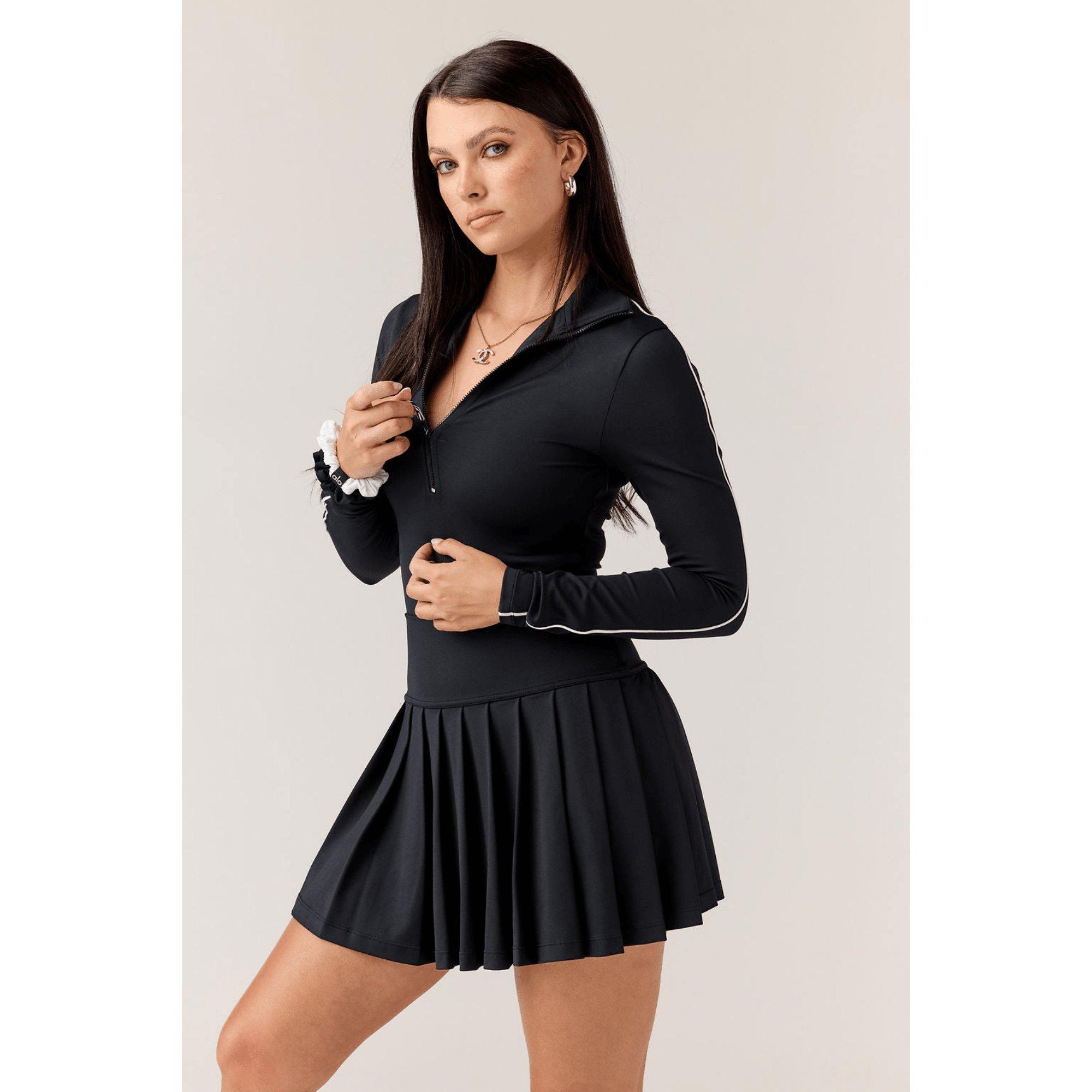 Zip Front Bodysuit Women's Long Sleeve Golf Shirt