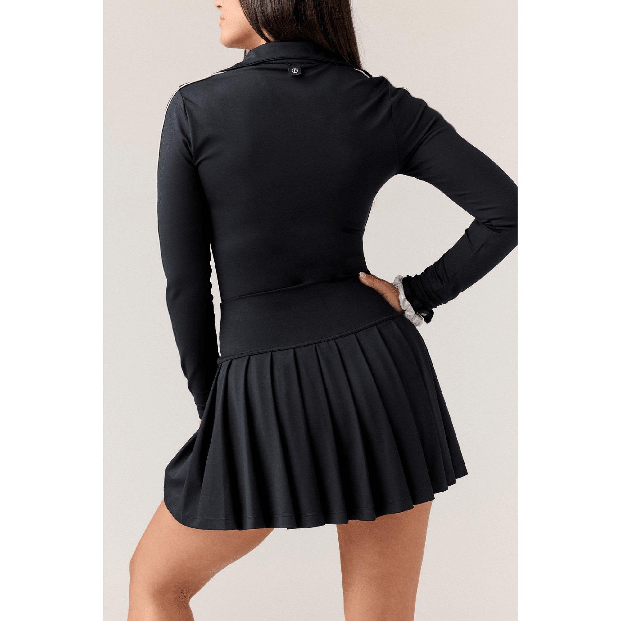 Zip Front Bodysuit Women's Long Sleeve Golf Shirt