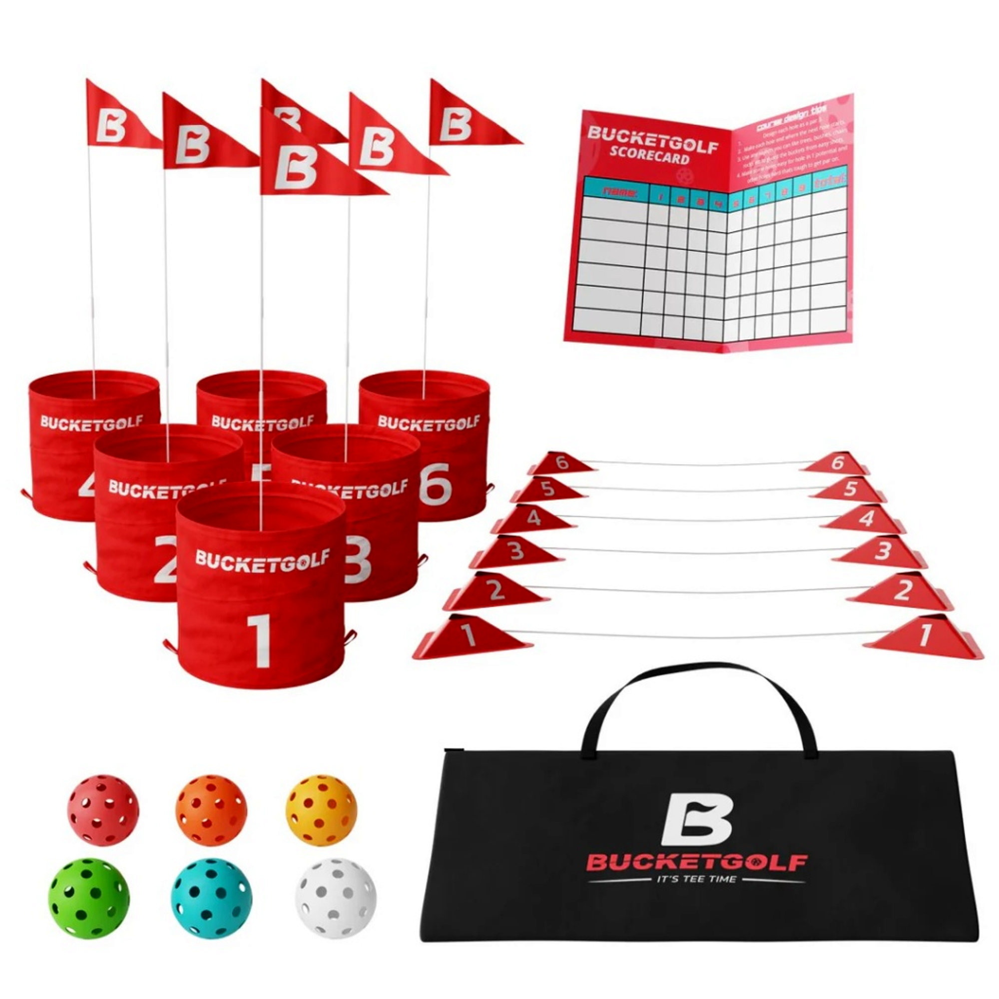 BucketGolf 6-Hole Golf Game Set