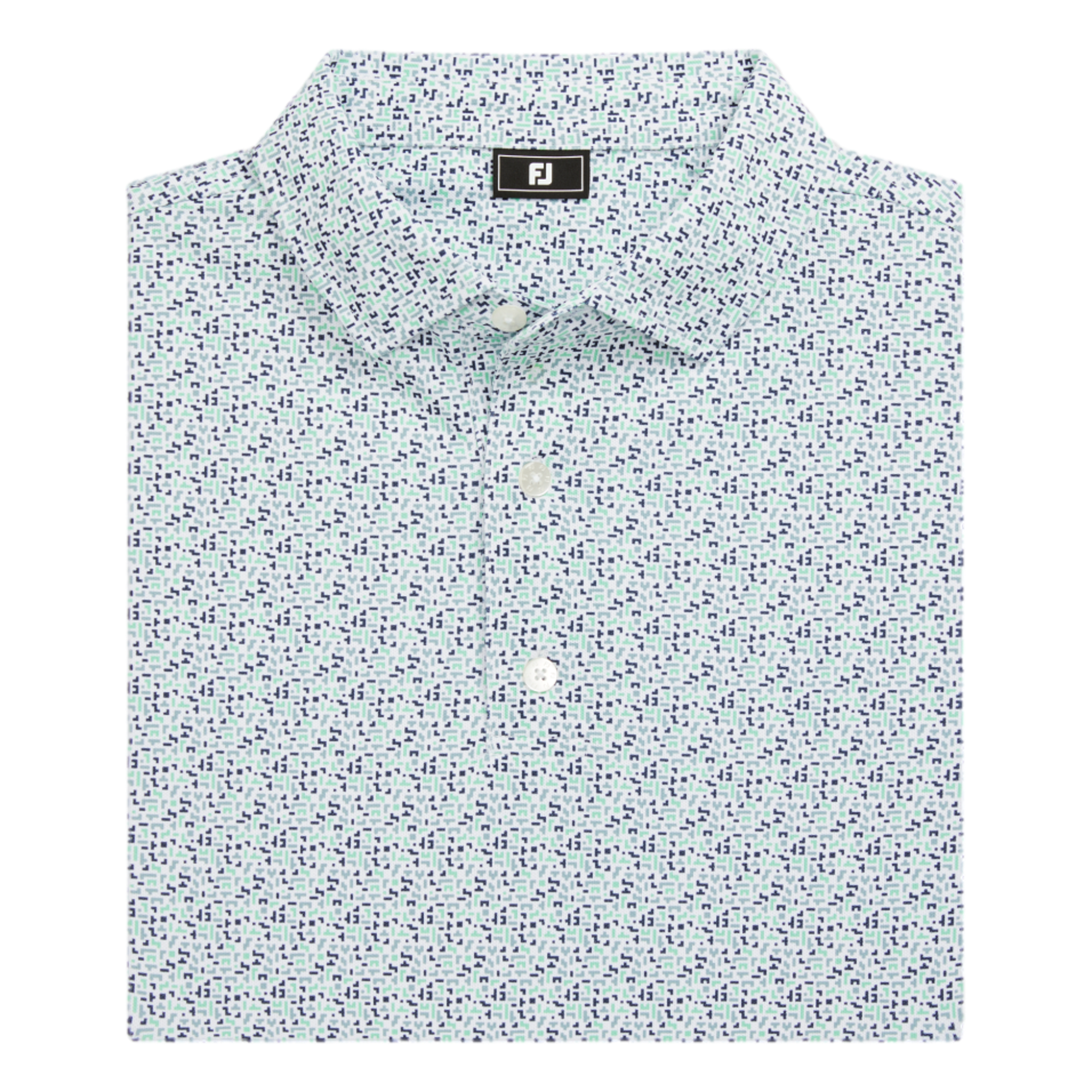 Gamer Print Lisle Men's Short Sleeve Golf Polo Shirt