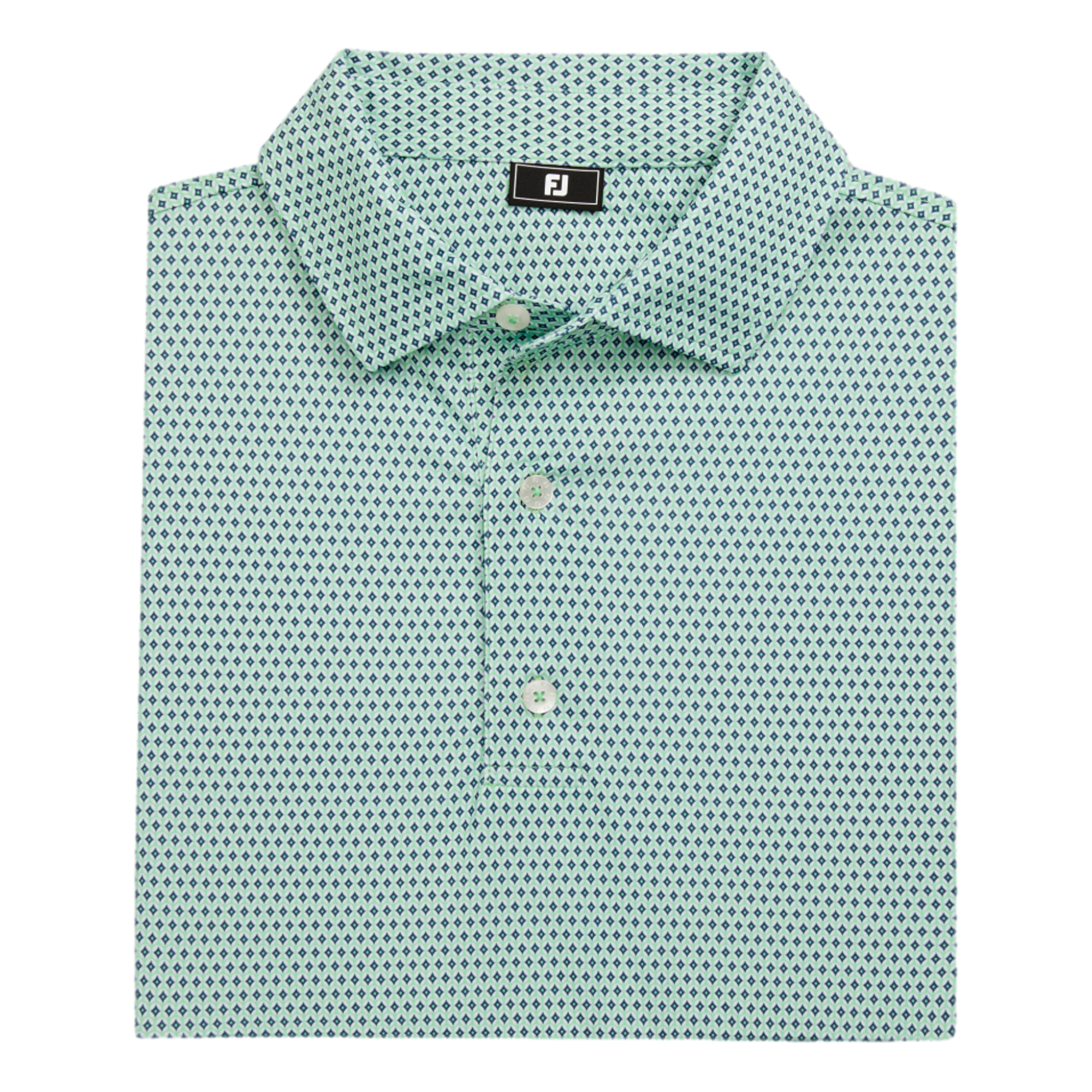 Steller Print Lisle Men's Short Sleeve Golf Polo Shirt