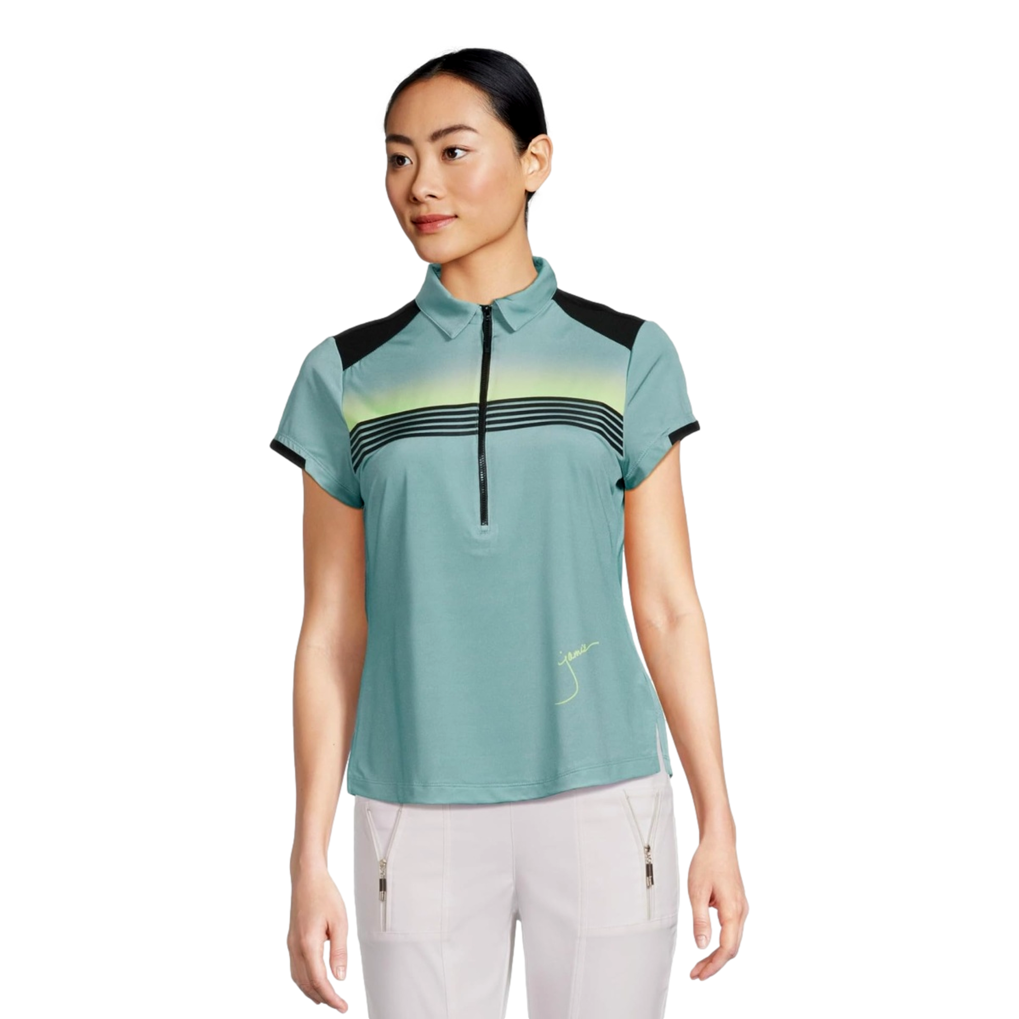 Gamma Ray Women's Short Sleeve Golf Polo Shirt