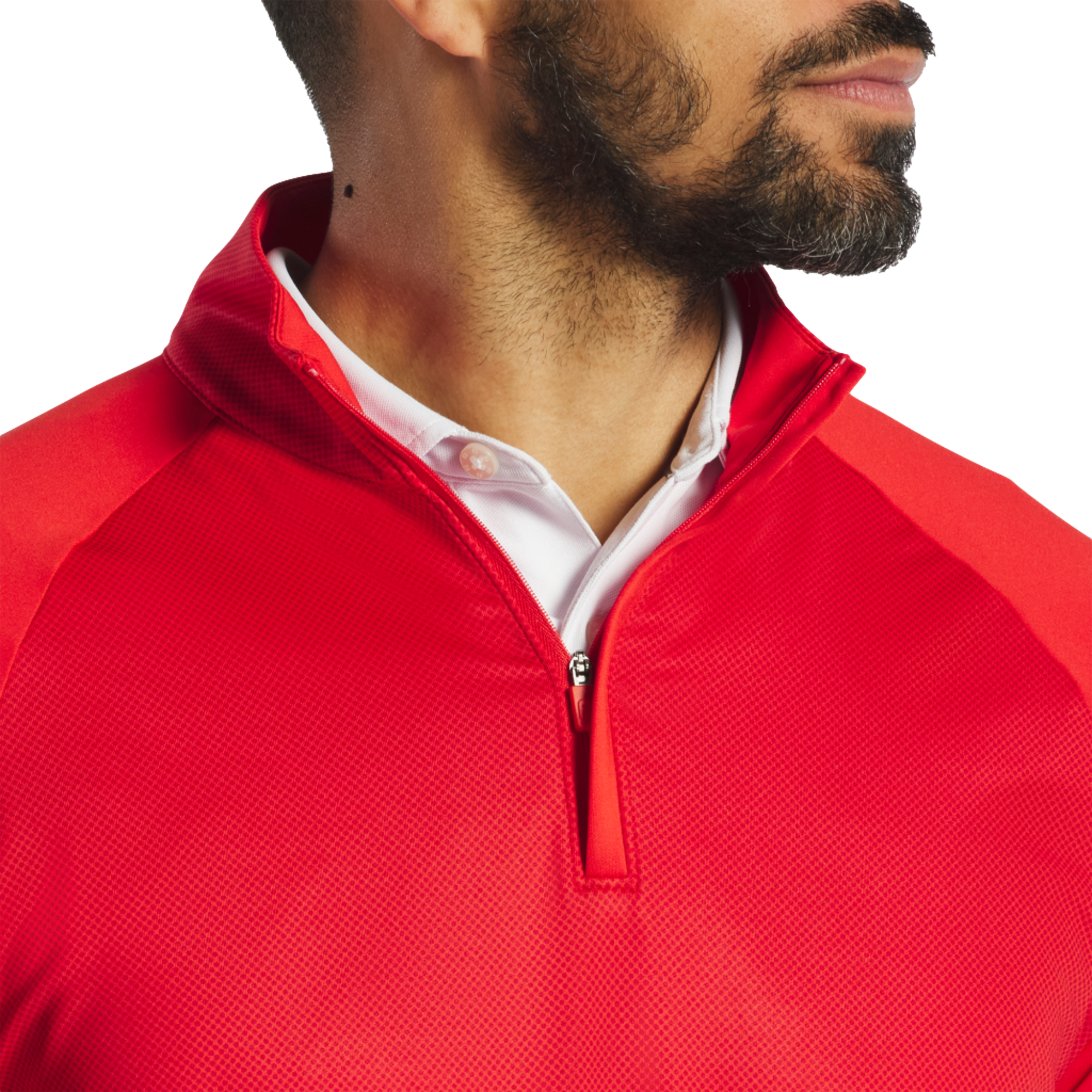 Tonal Dot Block Men's Golf Quarter Zip