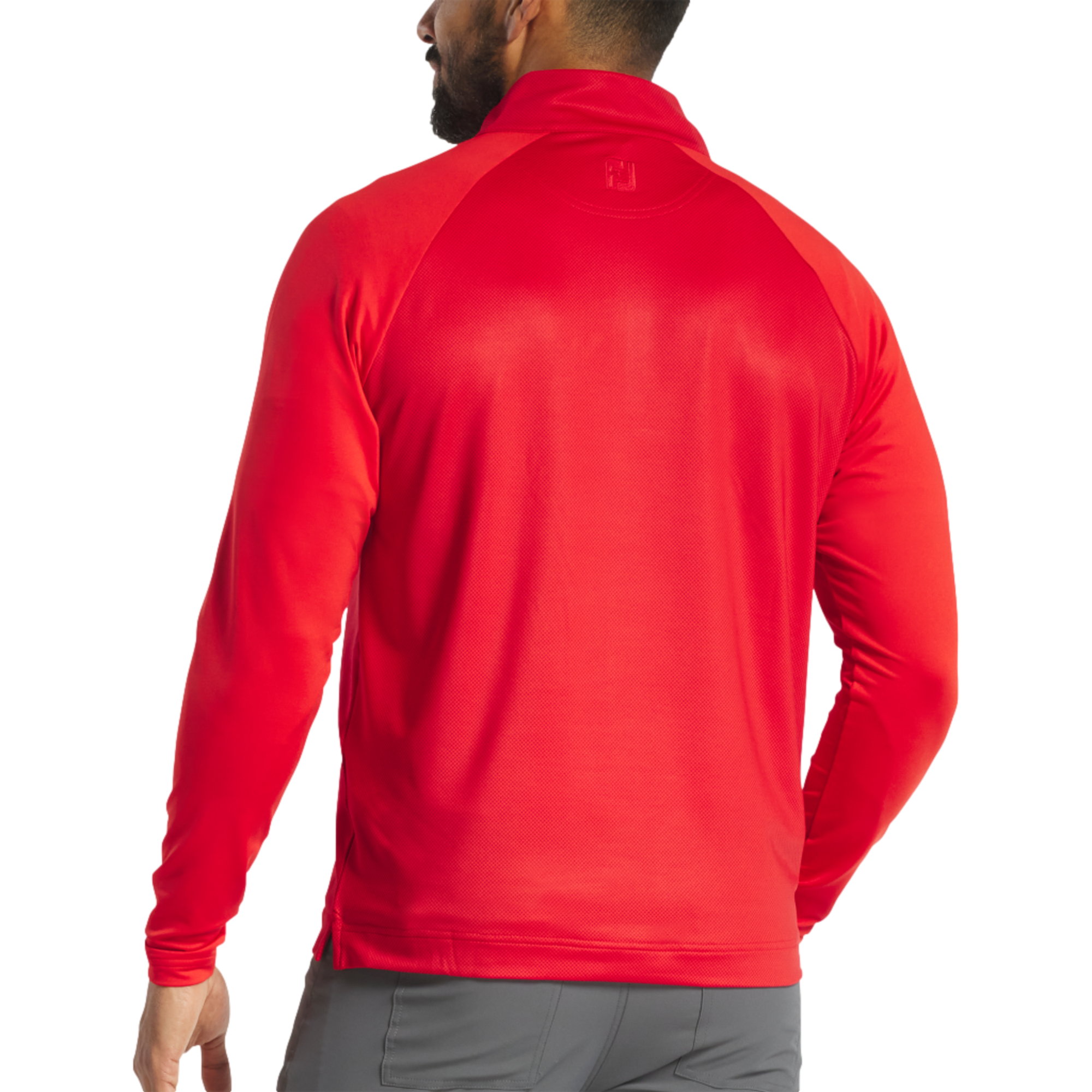 Tonal Dot Block Men's Golf Quarter Zip