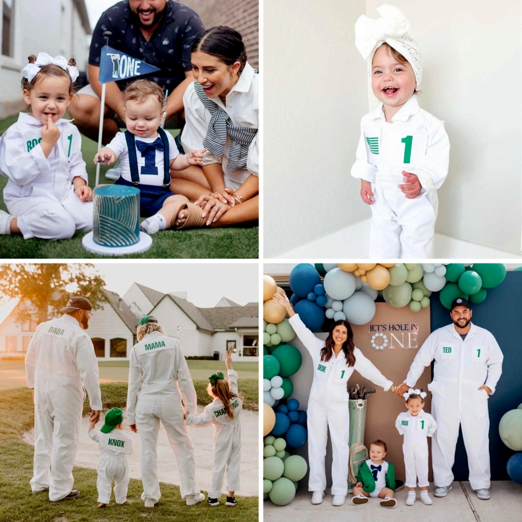Kids Custom Caddie Uniform With Name and Number
