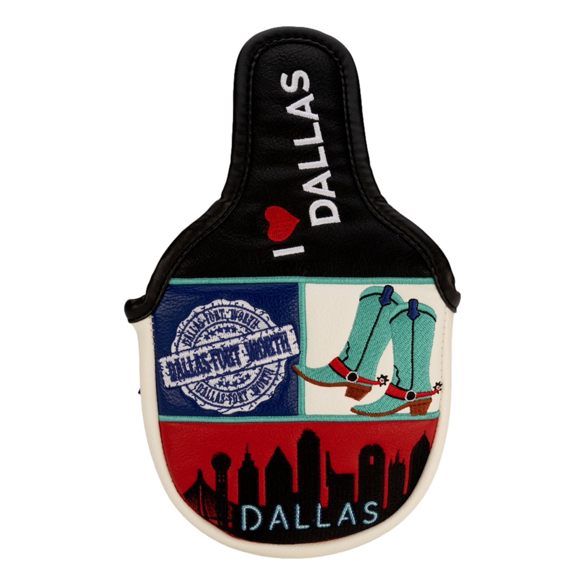 Destination Dallas Mallet Putter Headcover