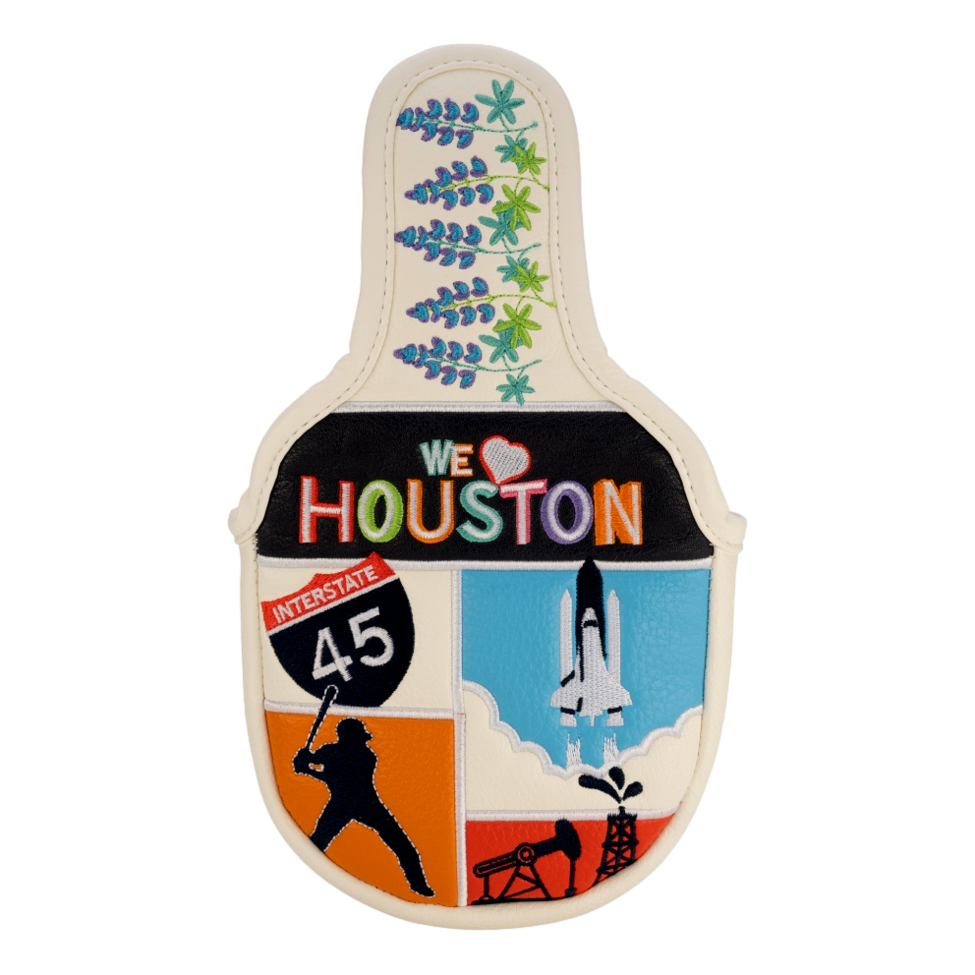 Destination Houston Mallet Putter Headcover