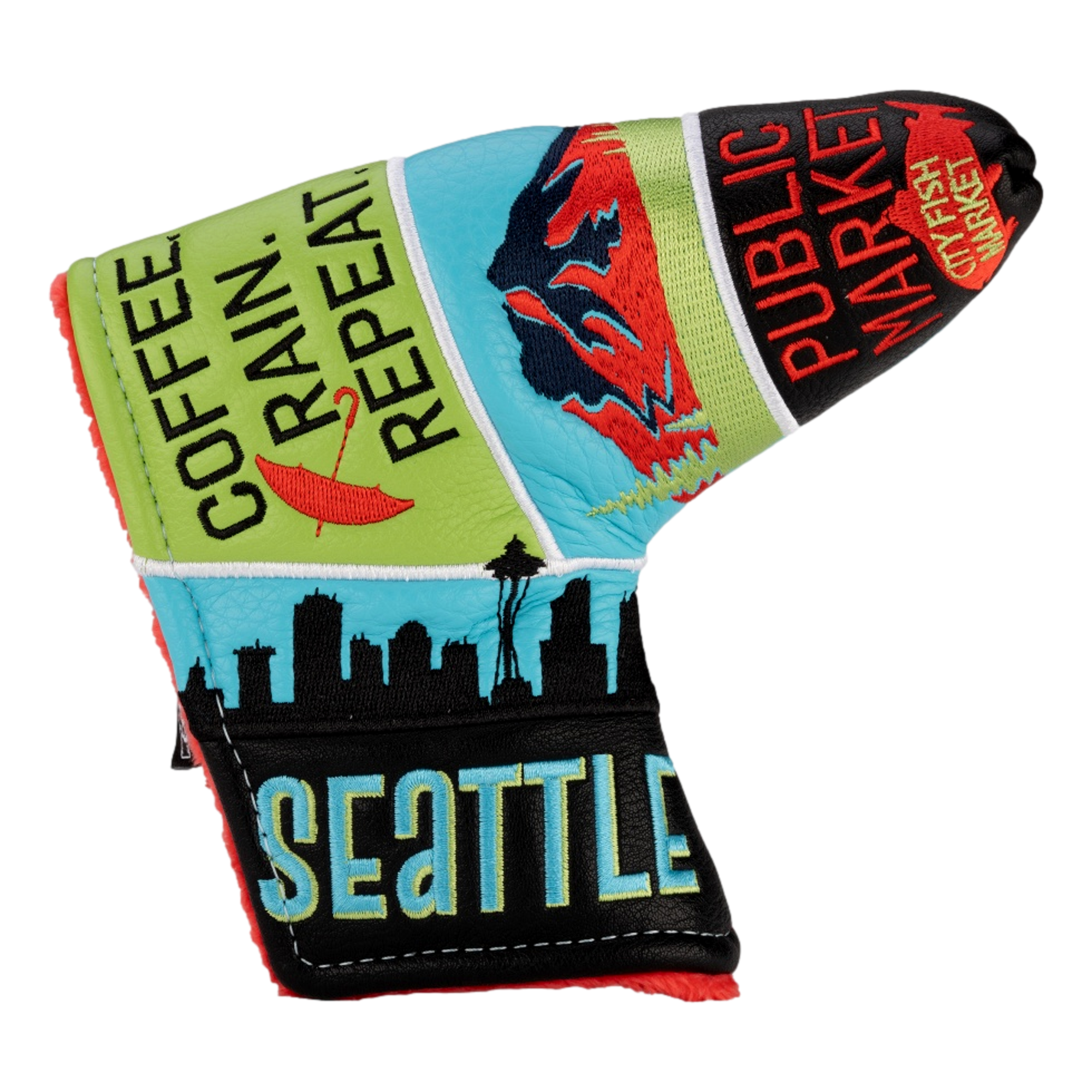 Destination Seattle Blade Putter Headcover