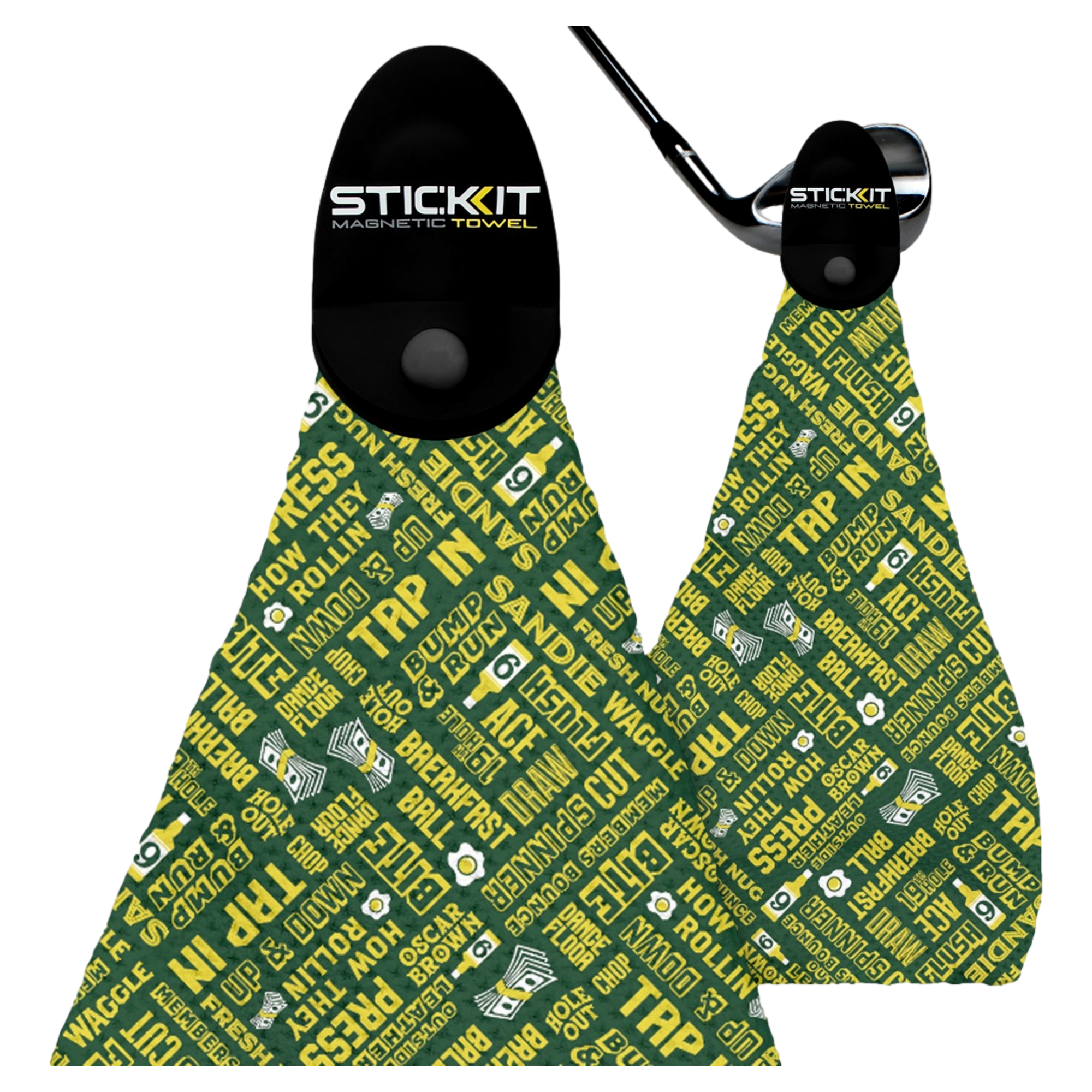 Word Scramble Stick It Standard Golf Towel