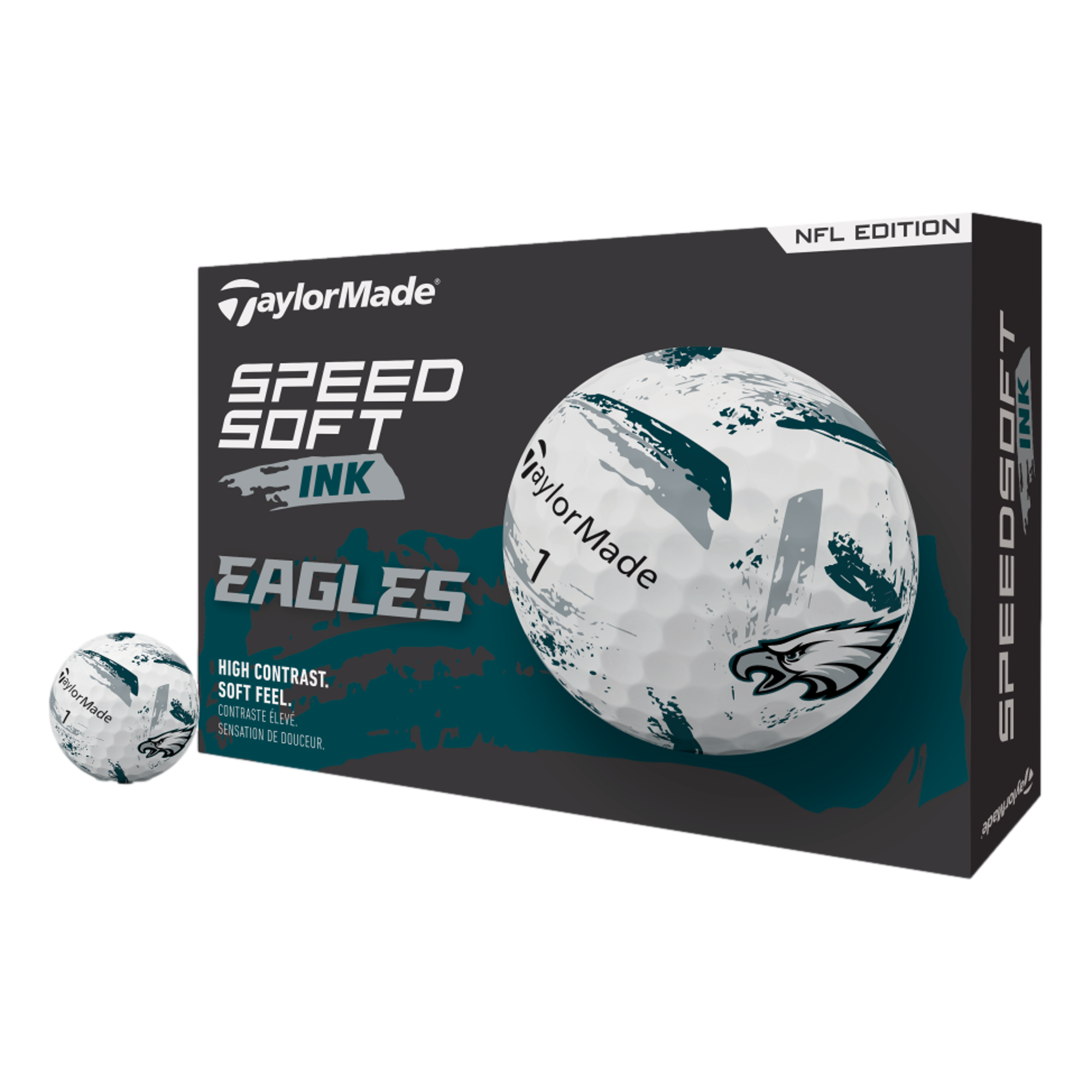 SpeedSoft INK NFL Eagles Golf Balls
