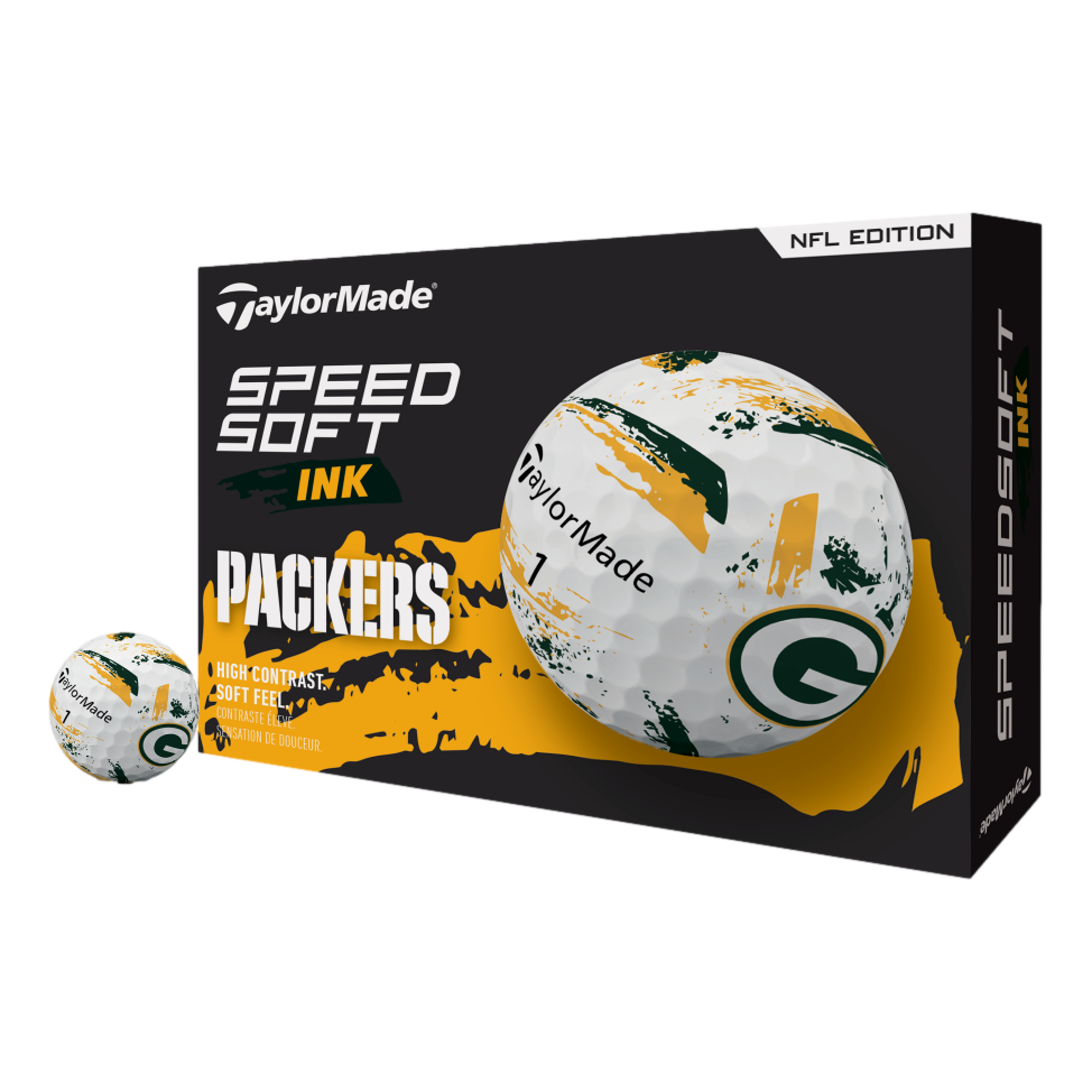 SpeedSoft INK NFL Packers Golf Balls